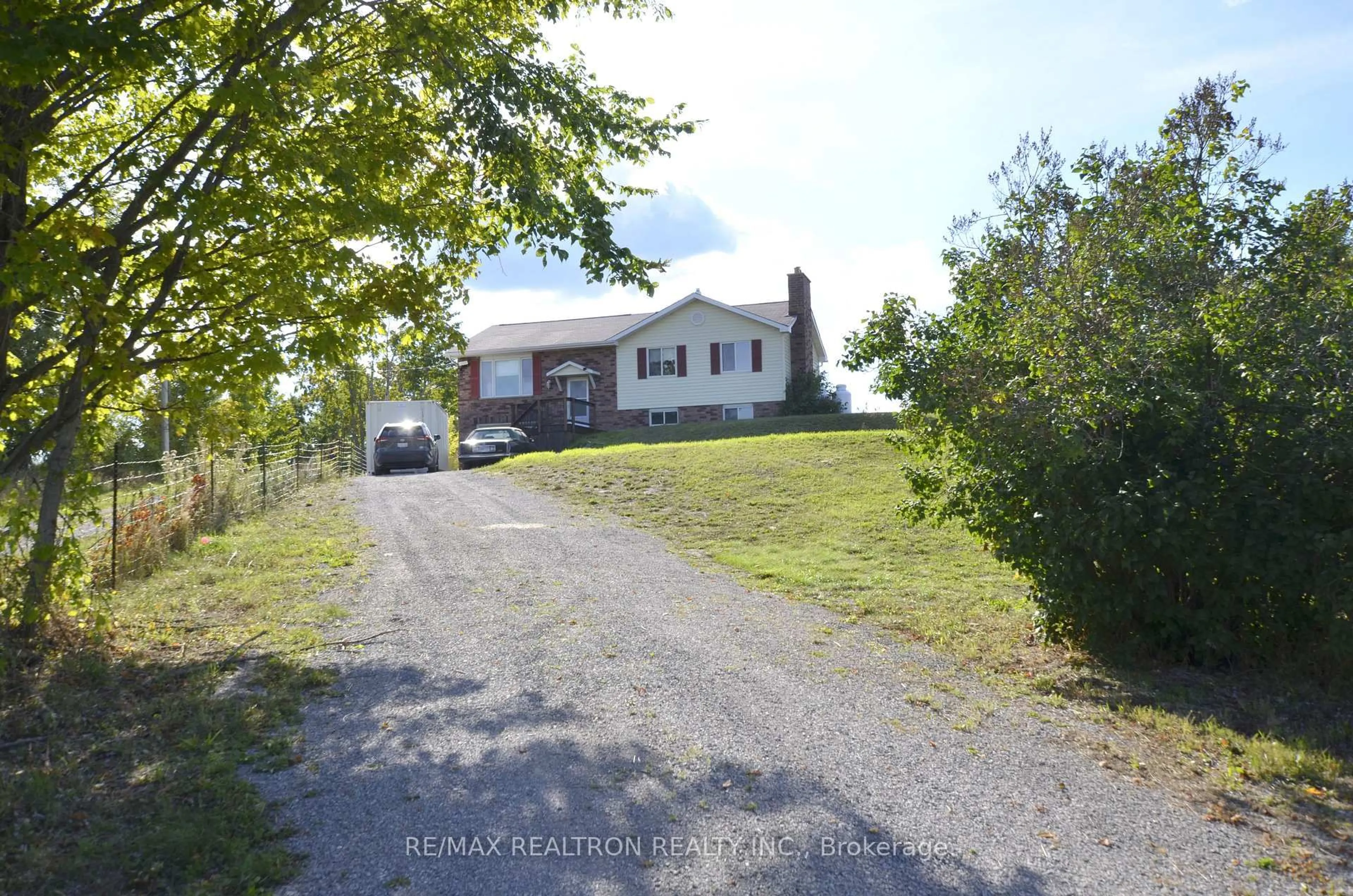 A pic from outside/outdoor area/front of a property/back of a property/a pic from drone, street for 505 Scotch Line Rd, Kawartha Lakes Ontario K0M 1L0