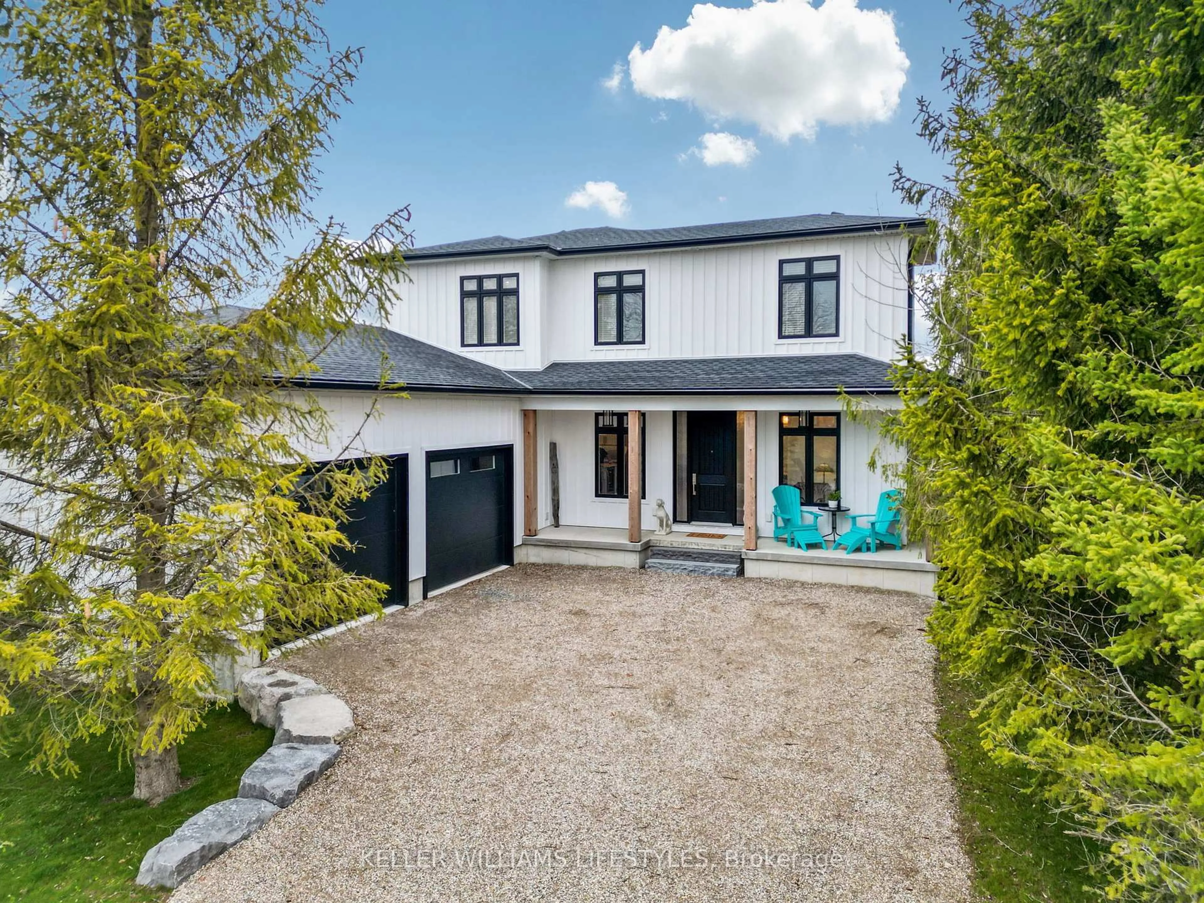A pic from outside/outdoor area/front of a property/back of a property/a pic from drone, street for 34180 Melena Beach Sdrd, Bluewater Ontario N0M 1G0