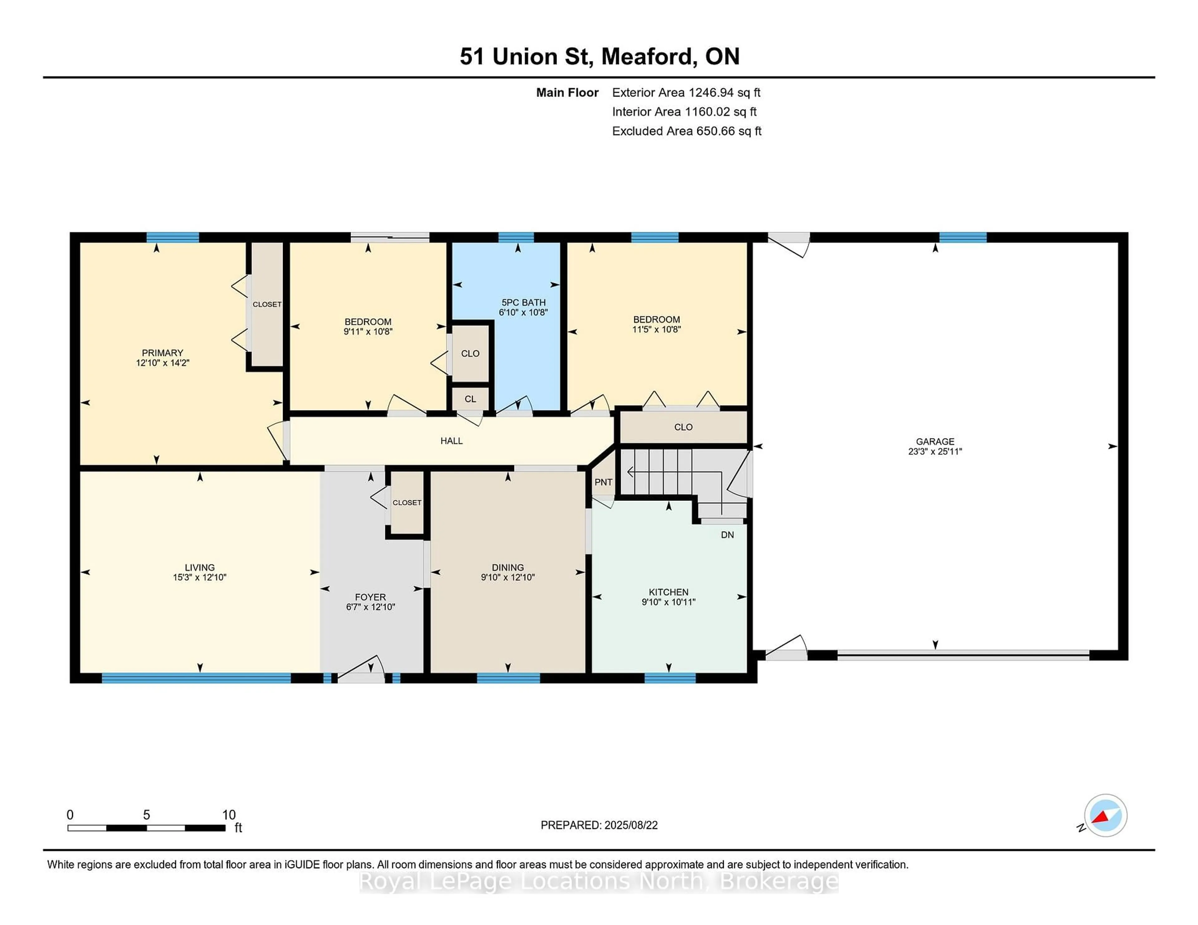 Floor plan for 51 Union St, Meaford Ontario N4L 1E6