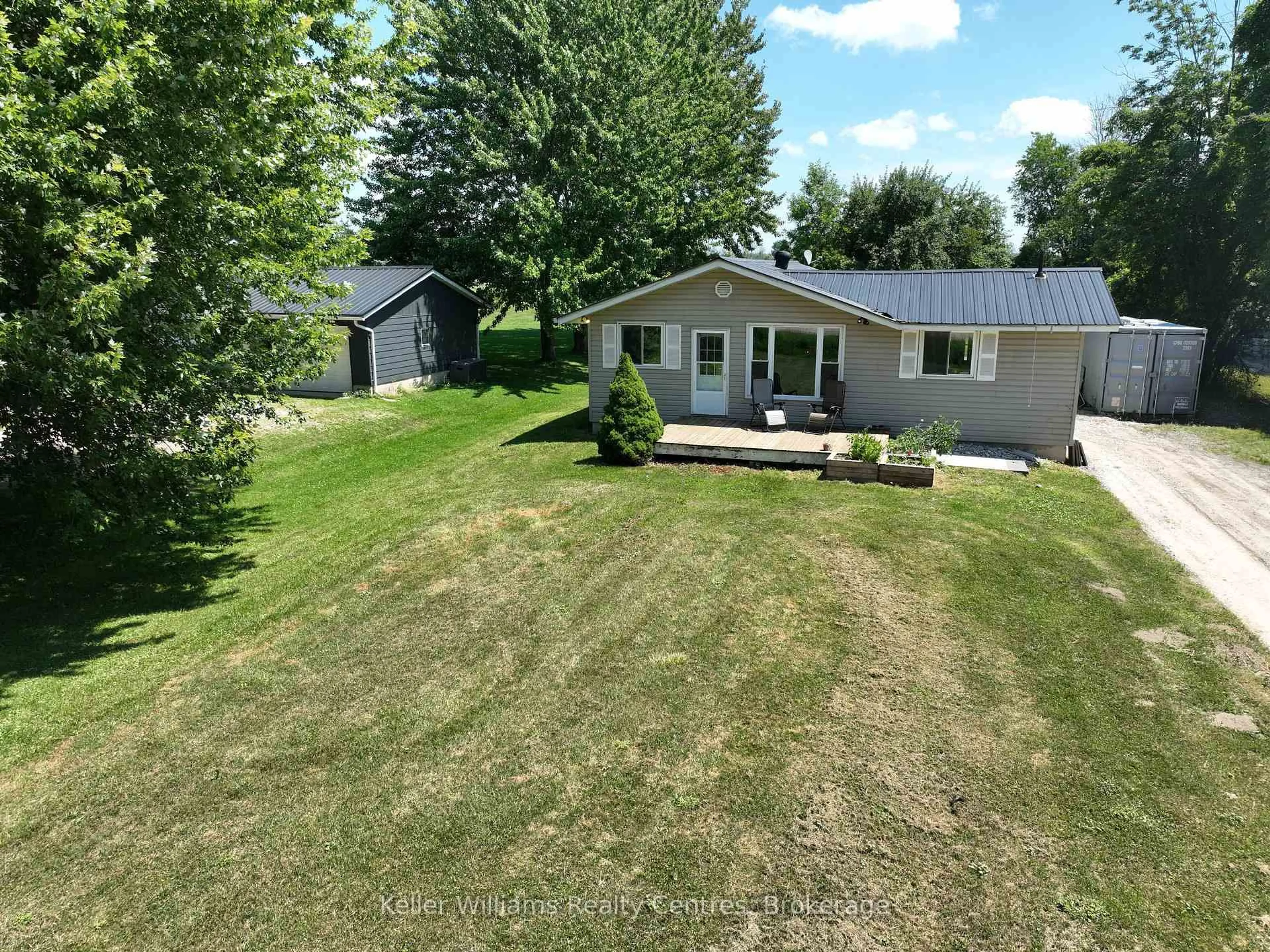 A pic from outside/outdoor area/front of a property/back of a property/a pic from drone, water/lake/river/ocean view for 3000 Bruce 1 Rd, Brockton Ontario N0G 2T0