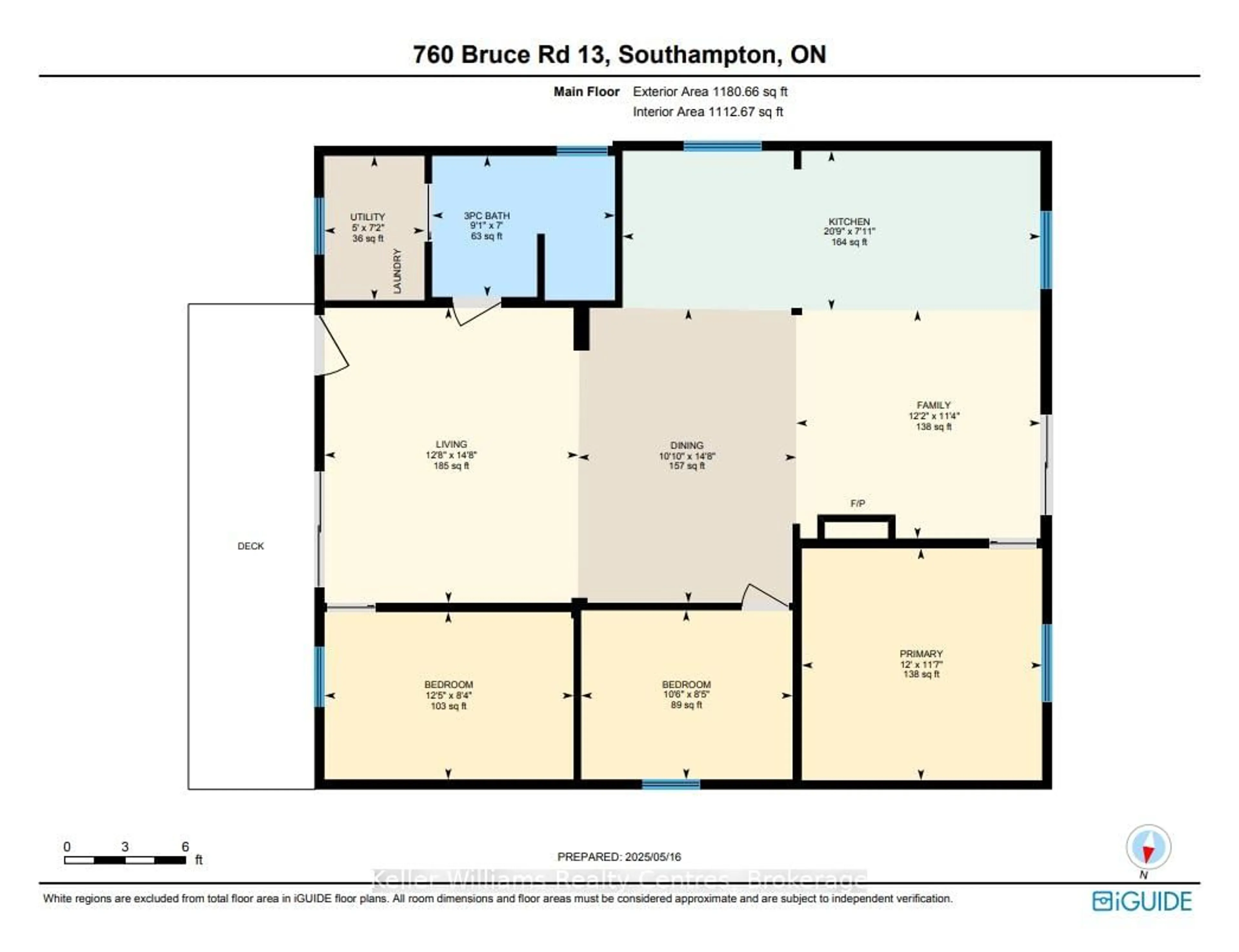 Floor plan for 760 Bruce RD 13 Rd, Native Leased Lands Ontario N0H 2L0