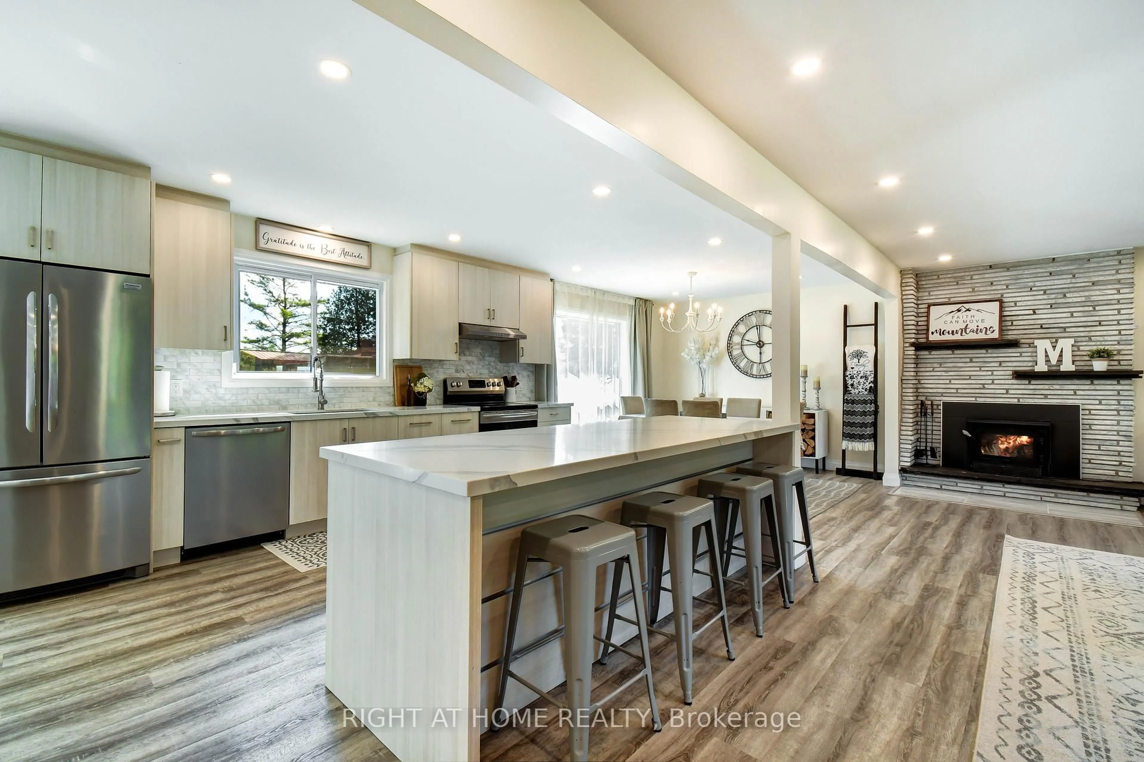 Open concept kitchen, unknown for 1012 Clement Lake Rd, Highlands East Ontario K0L 3C0