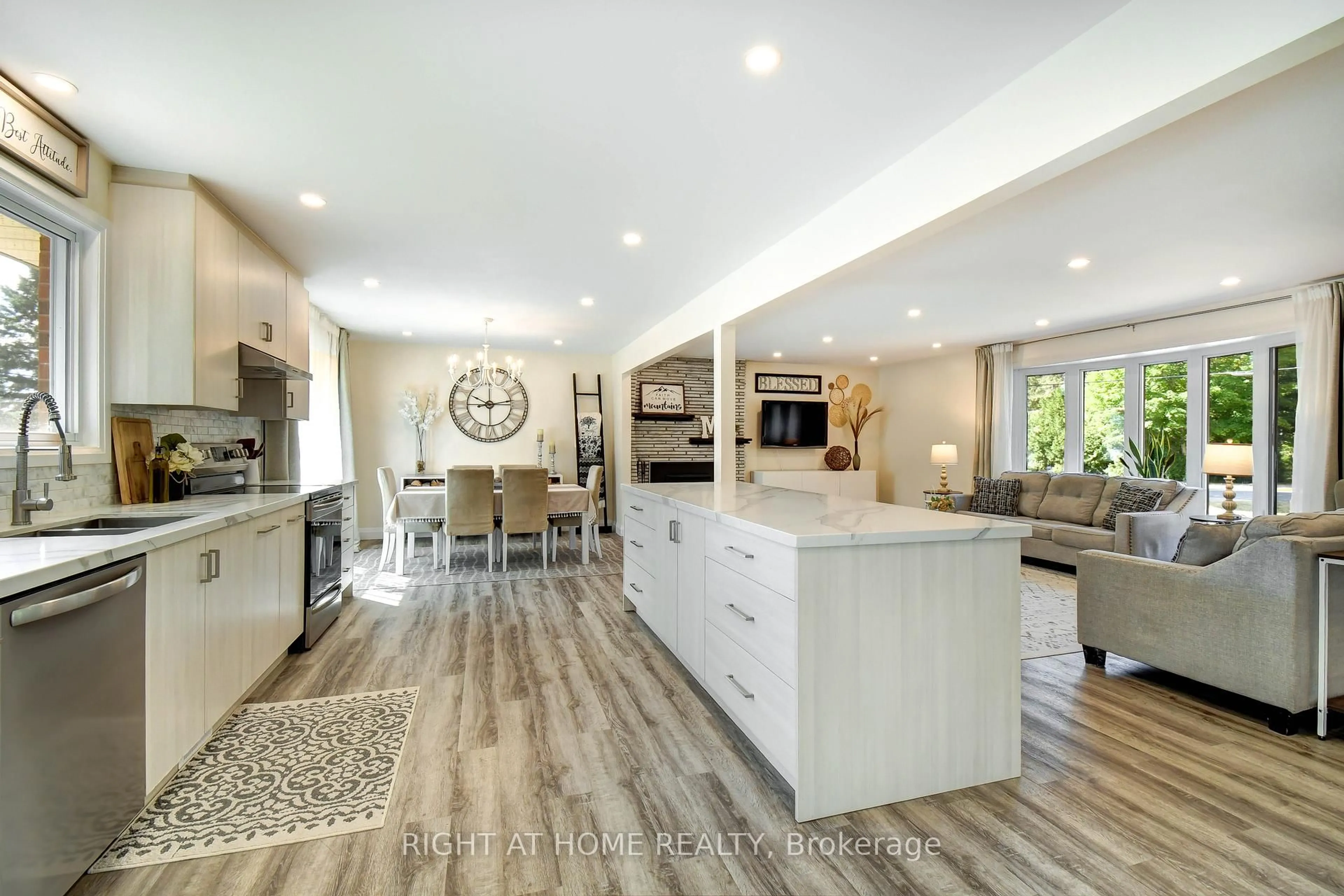 Open concept kitchen, unknown for 1012 Clement Lake Rd, Highlands East Ontario K0L 3C0