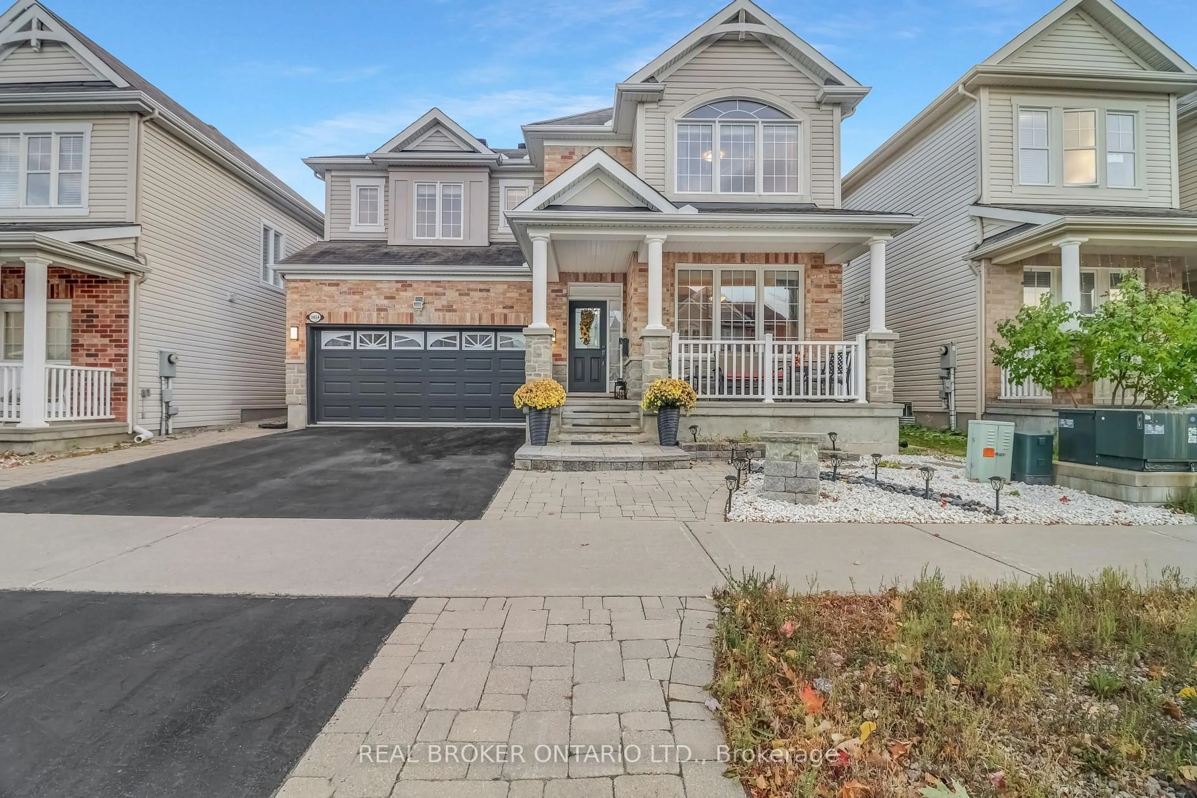 Home with brick exterior material, street for 3454 River Run Ave, Ottawa Ontario K2J 0R8