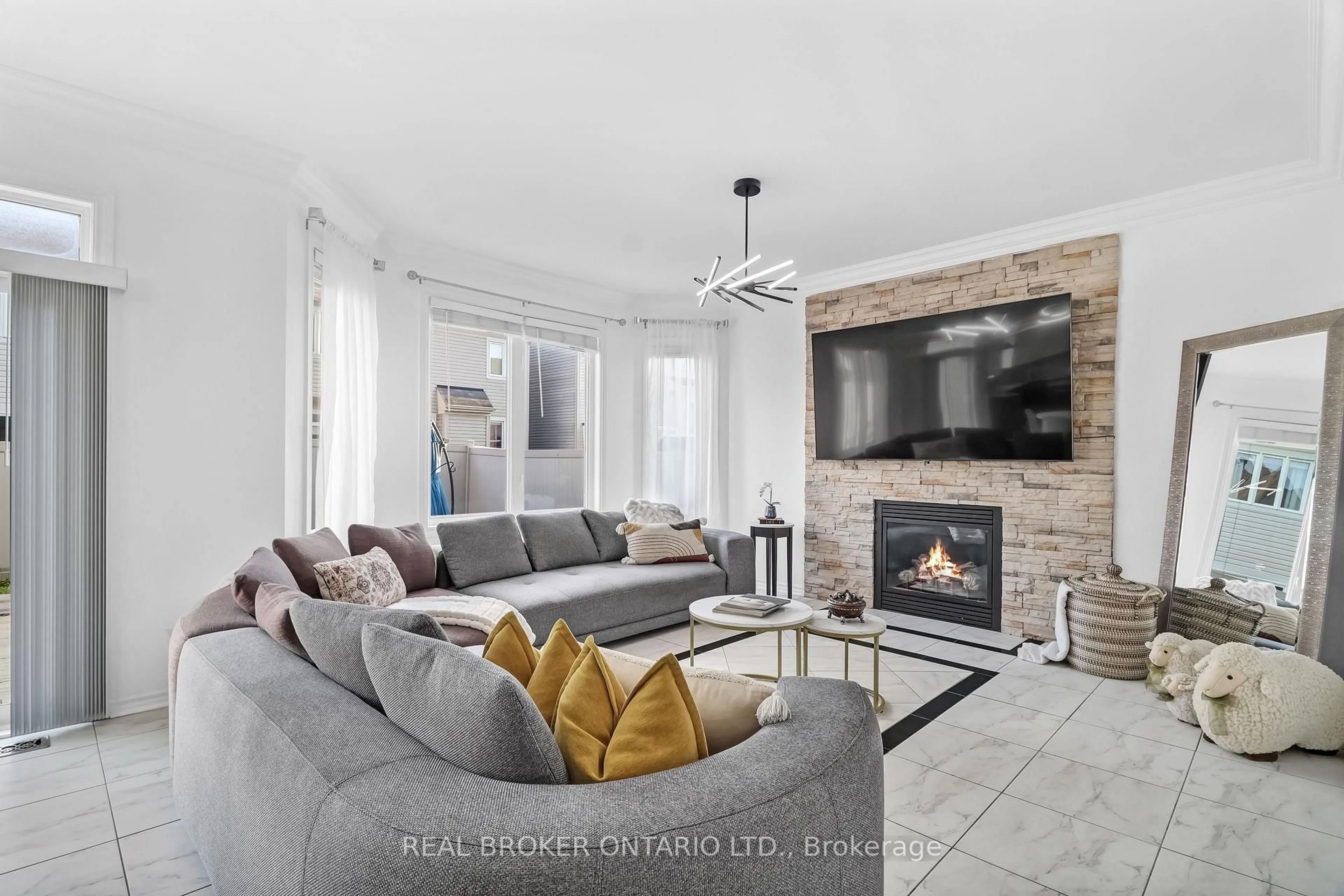 Living room with furniture, unknown for 3454 River Run Ave, Ottawa Ontario K2J 0R8