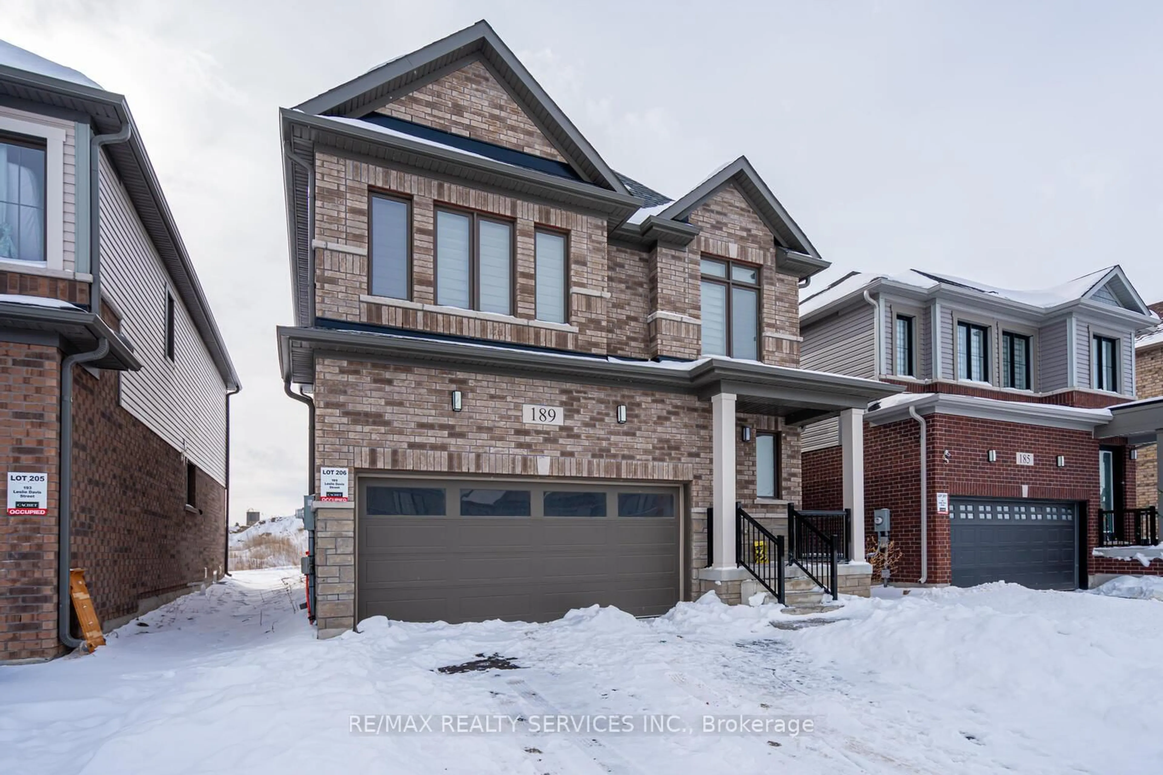 Home with brick exterior material, street for 189 Leslie Davis St, North Dumfries Ontario N0B 1E0