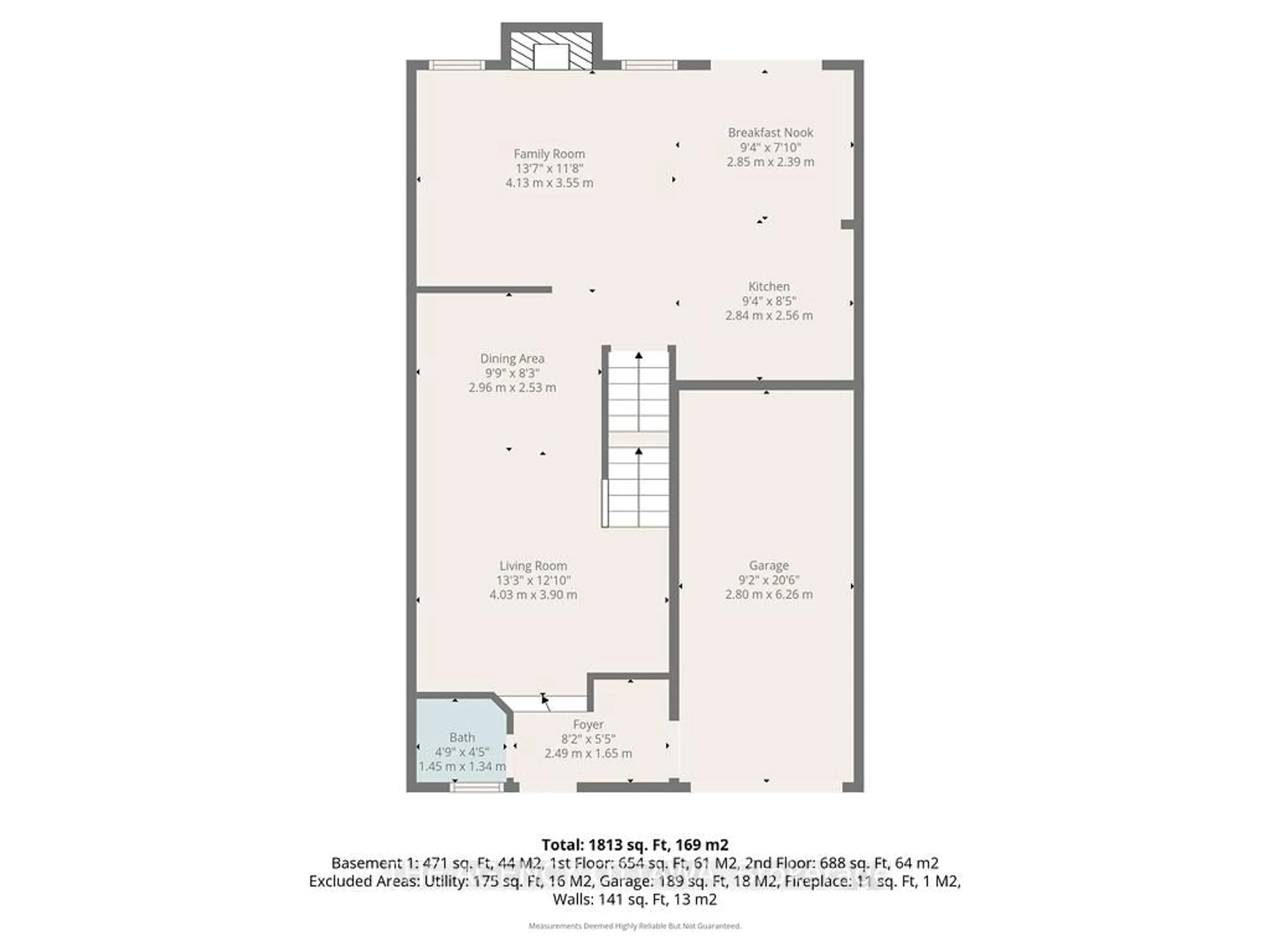 Floor plan for 62 Appledale Dr, Ottawa Ontario K2J 4W6