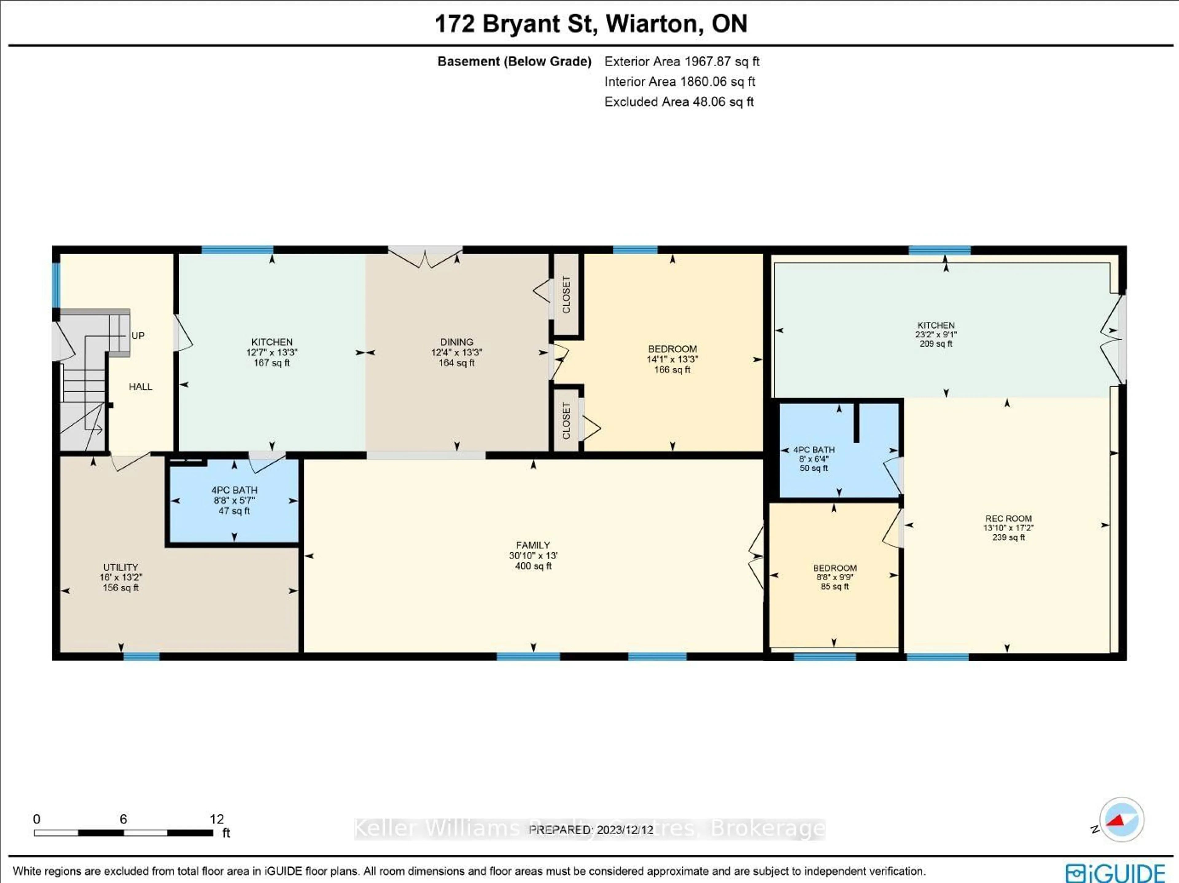 Floor plan for 172 BRYANT St, South Bruce Peninsula Ontario N0H 2T0