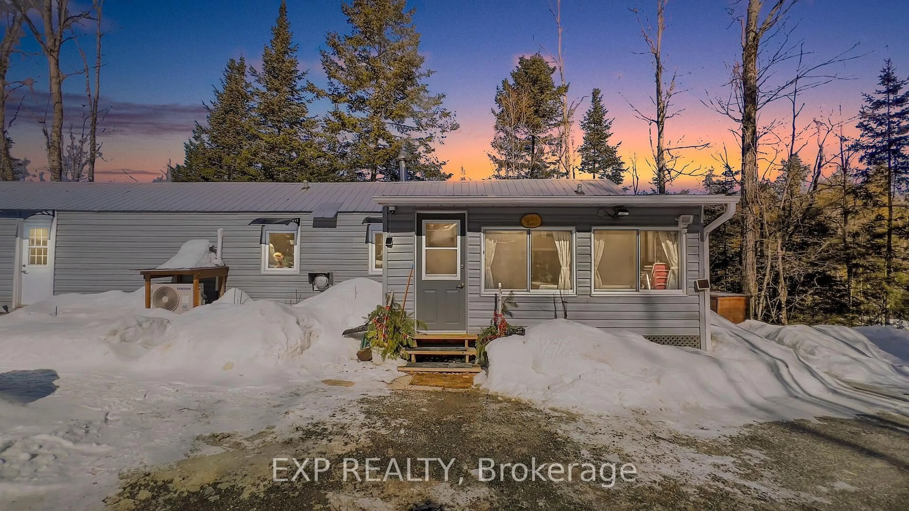 A pic from outside/outdoor area/front of a property/back of a property/a pic from drone, street for 146 Thanet Lake Rd, Hastings Ontario K0L 1W0