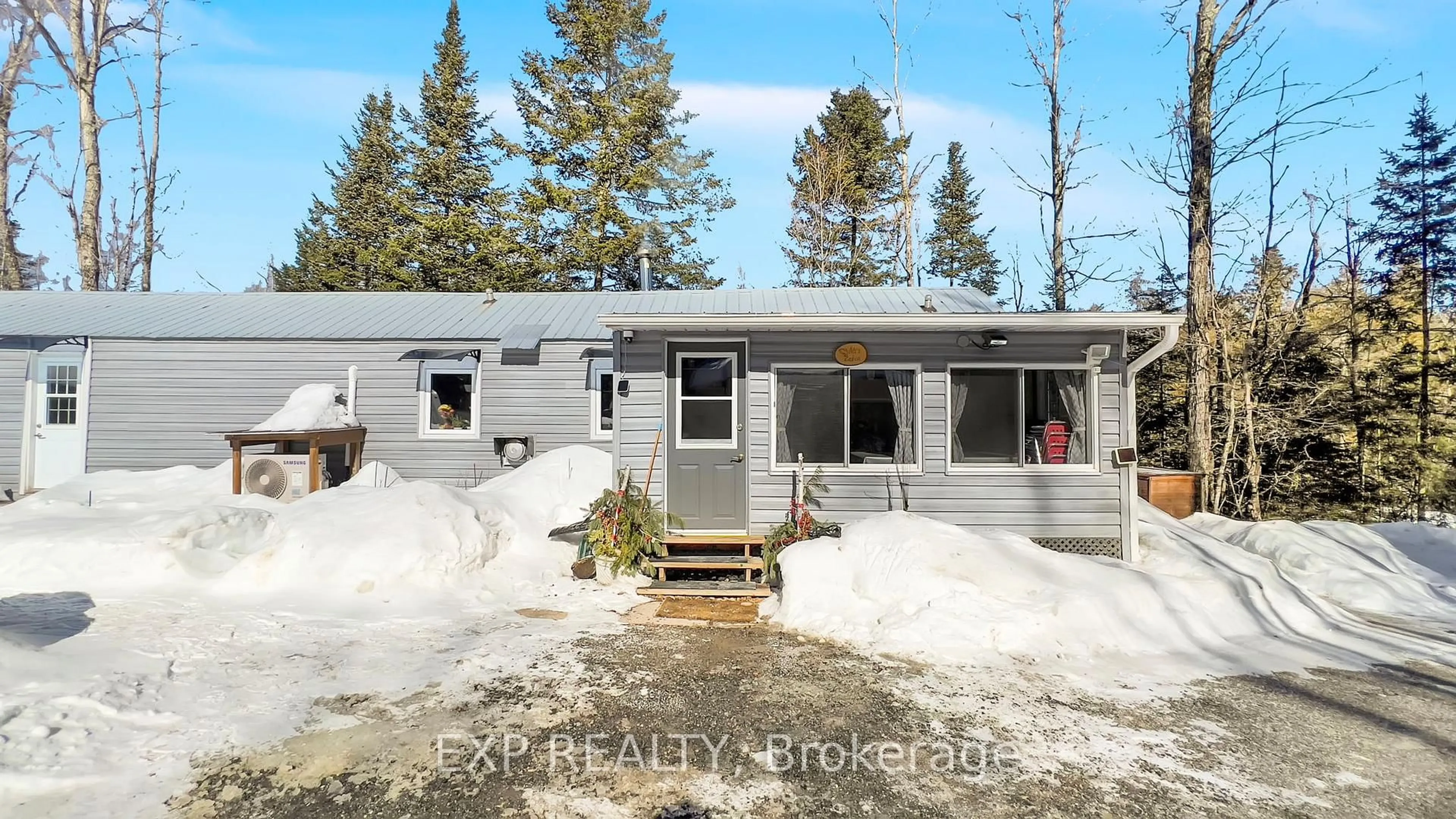 Home with vinyl exterior material, street for 146 Thanet Lake Rd, Hastings Ontario K0L 1W0