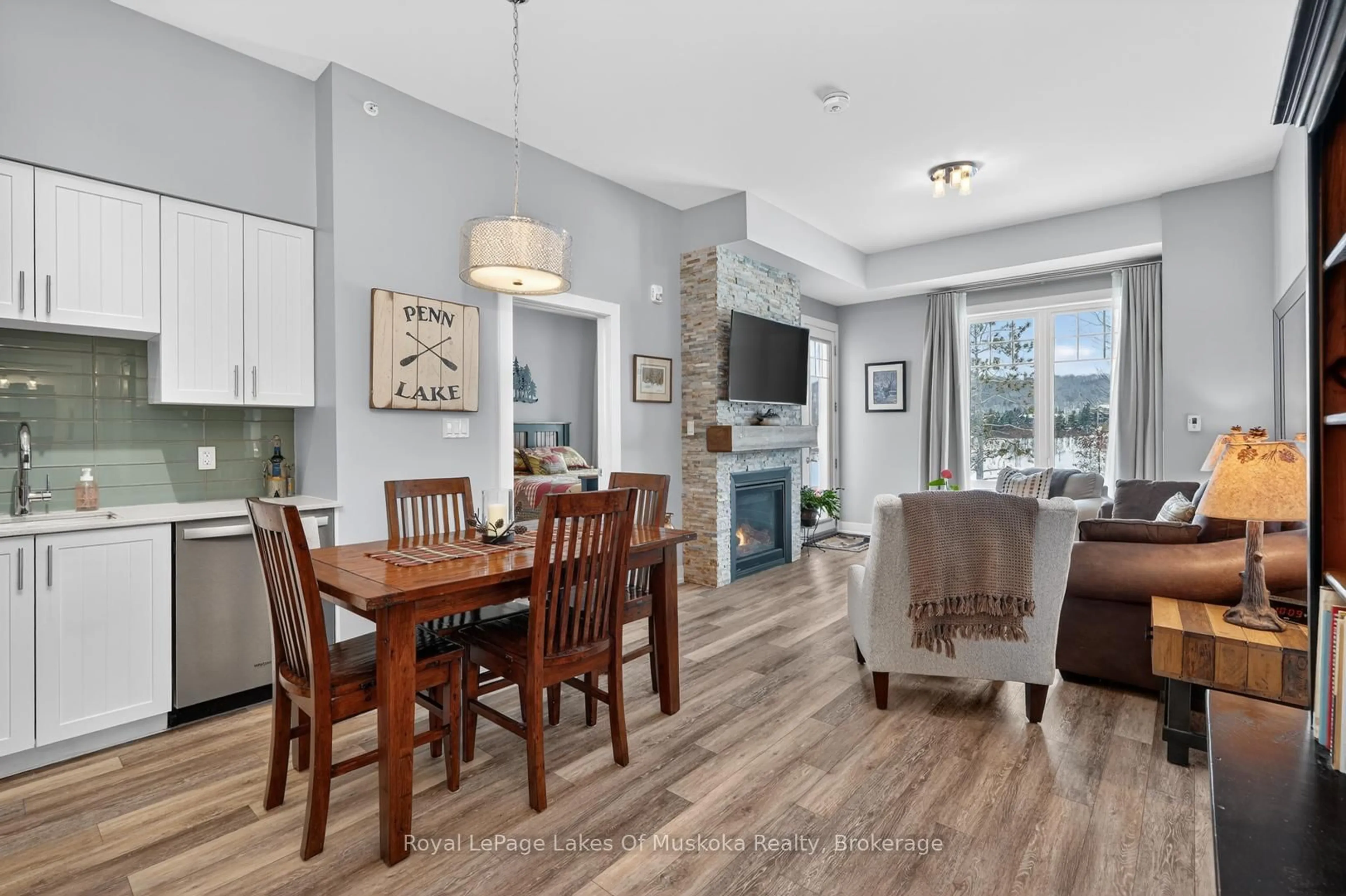 Open concept kitchen, unknown for 25 Pen Lake Point Rd #102, Huntsville Ontario P1H 1A9