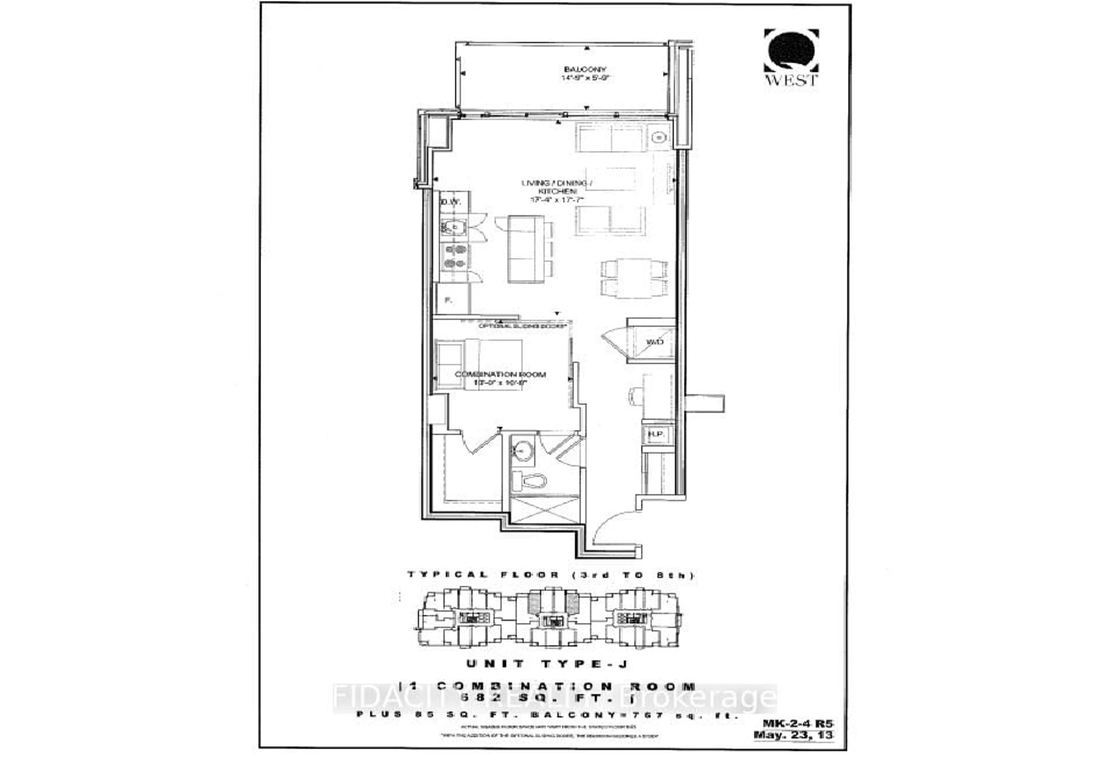Floor plan for 98 Richmond Rd #802, Ottawa Ontario K1Z 0B2