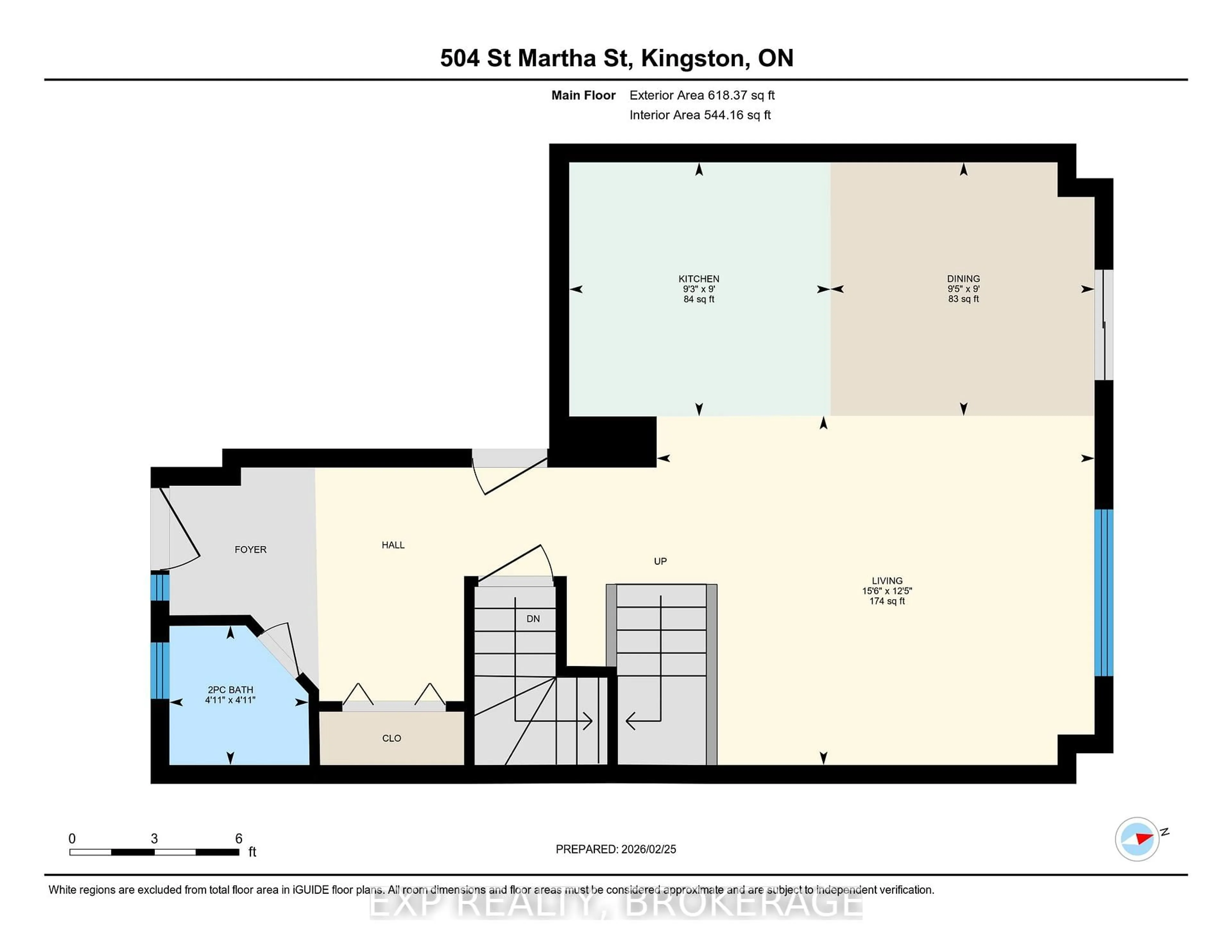 Floor plan for 504 ST MARTHA St, Kingston Ontario K7K 0A5