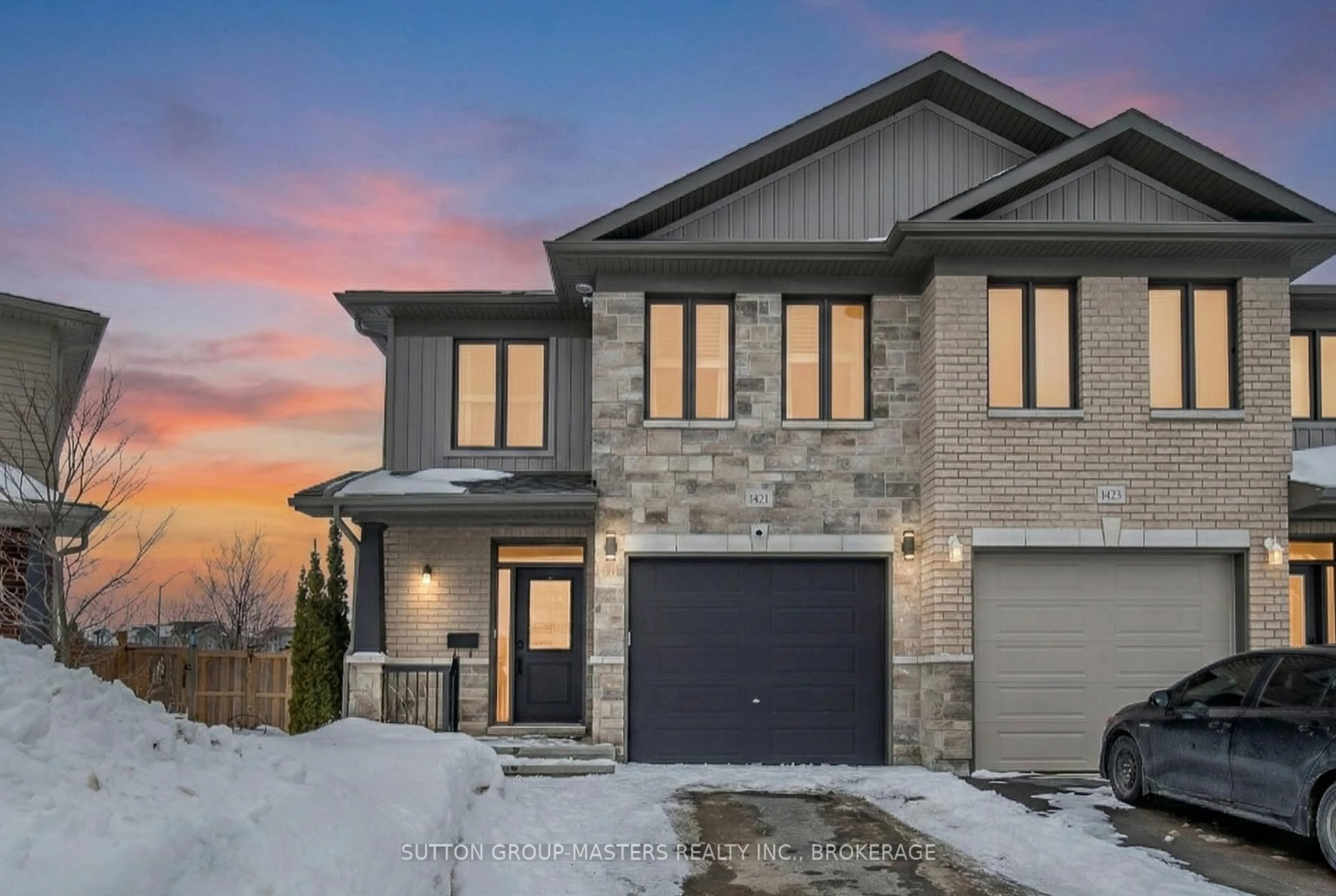 Home with brick exterior material, street for 1423 Monarch Dr, Kingston Ontario K7P 0R9