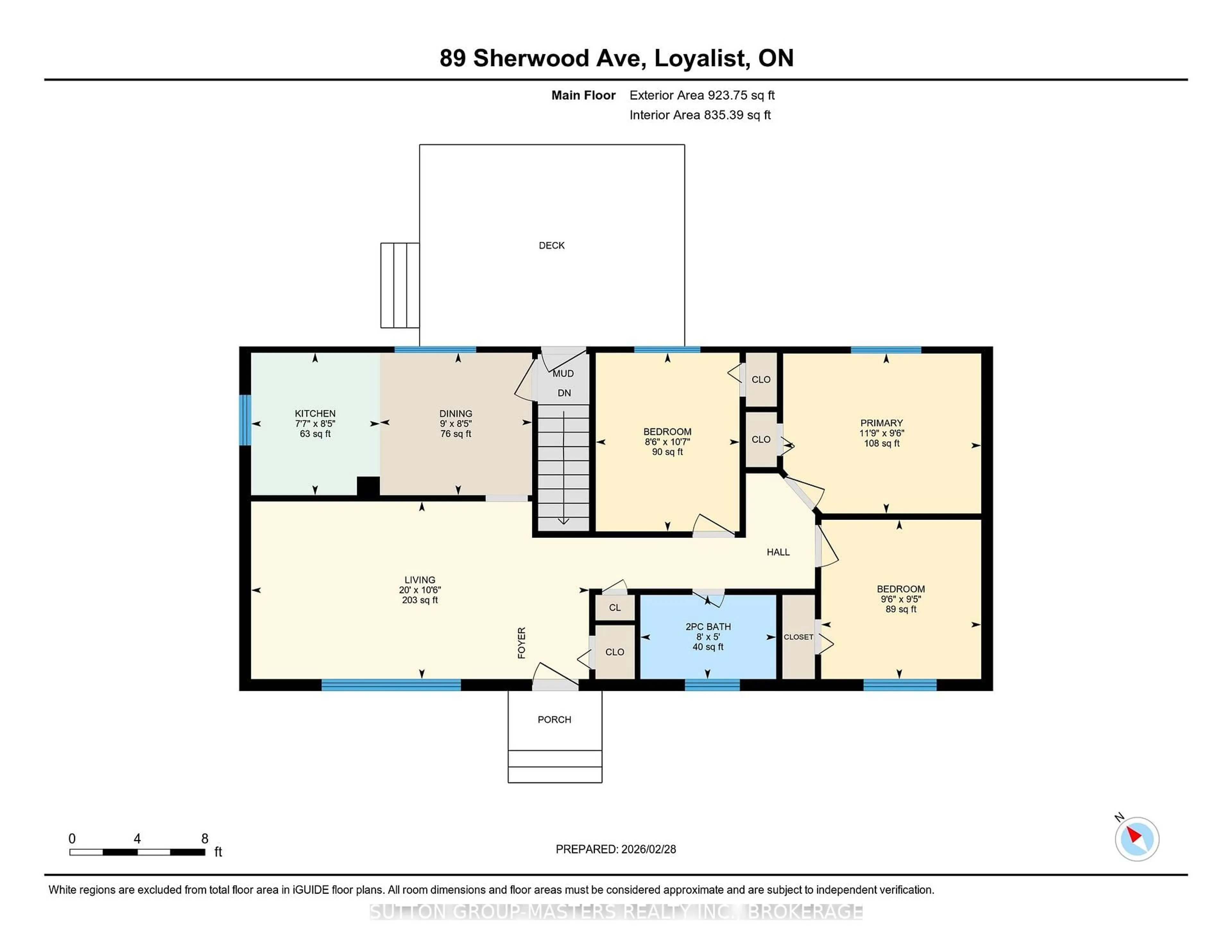 Floor plan for 89 Sherwood Ave, Loyalist Ontario K7N 1N7