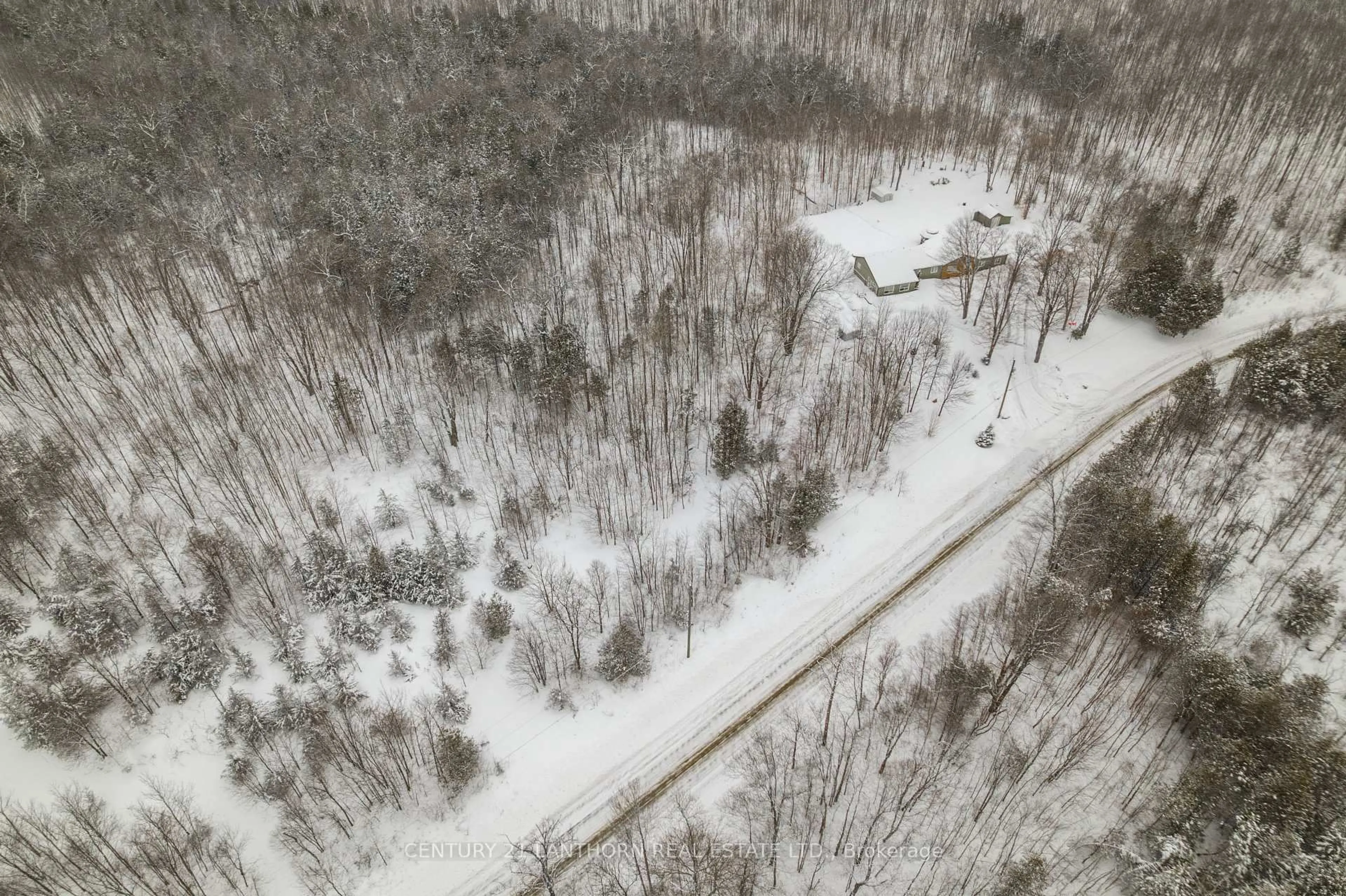 A pic from outside/outdoor area/front of a property/back of a property/a pic from drone, forest/trees view for 175 Old Hungerford Rd, Belleville Ontario K0K 2Y0