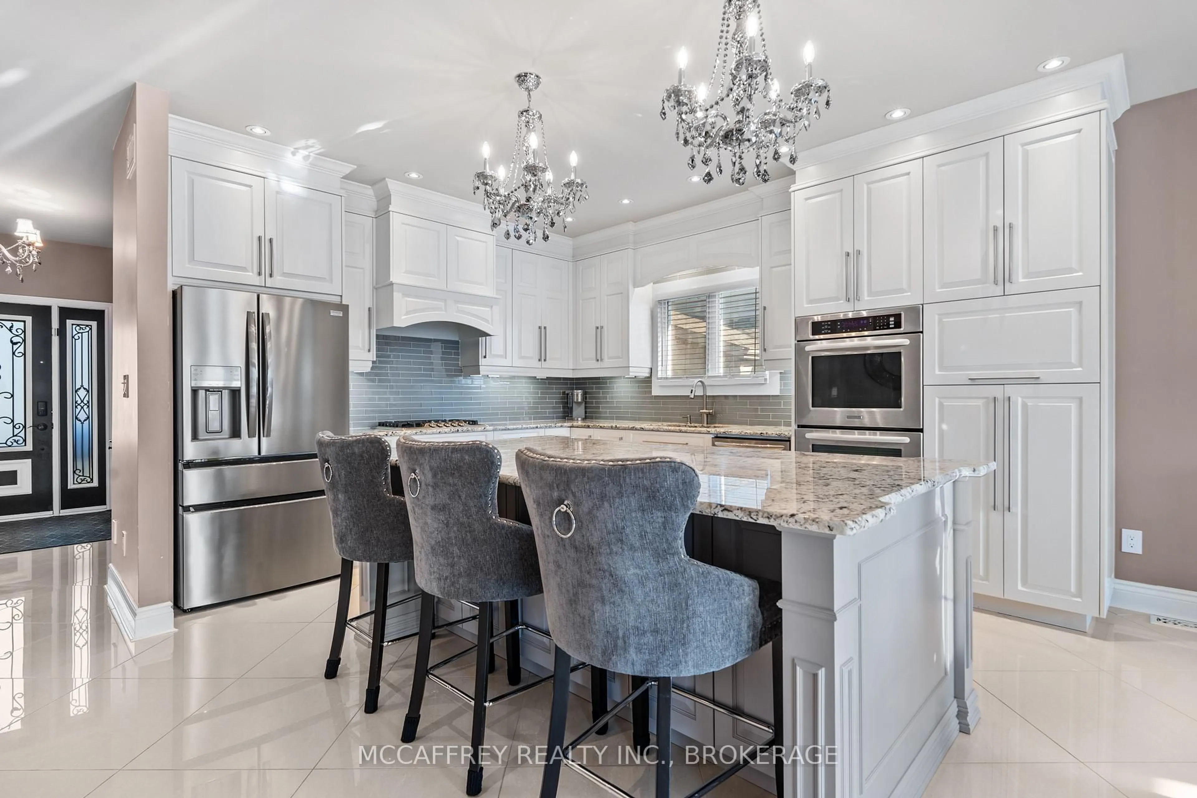 Contemporary kitchen, ceramic/tile floor for 1463 Apollo Terr, Kingston Ontario K7P 3K5