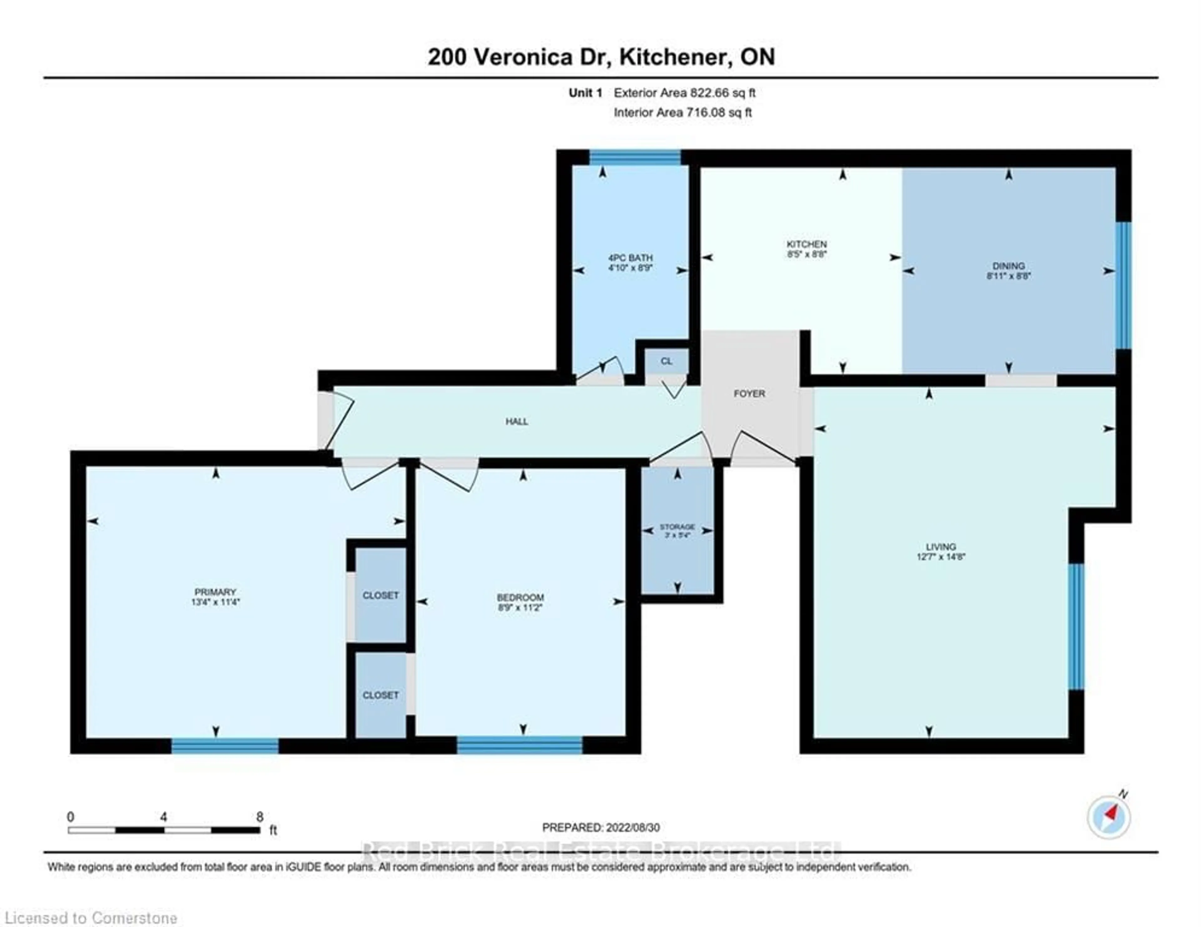 Floor plan for 204 Veronica Dr, Kitchener Ontario N2A 2R9