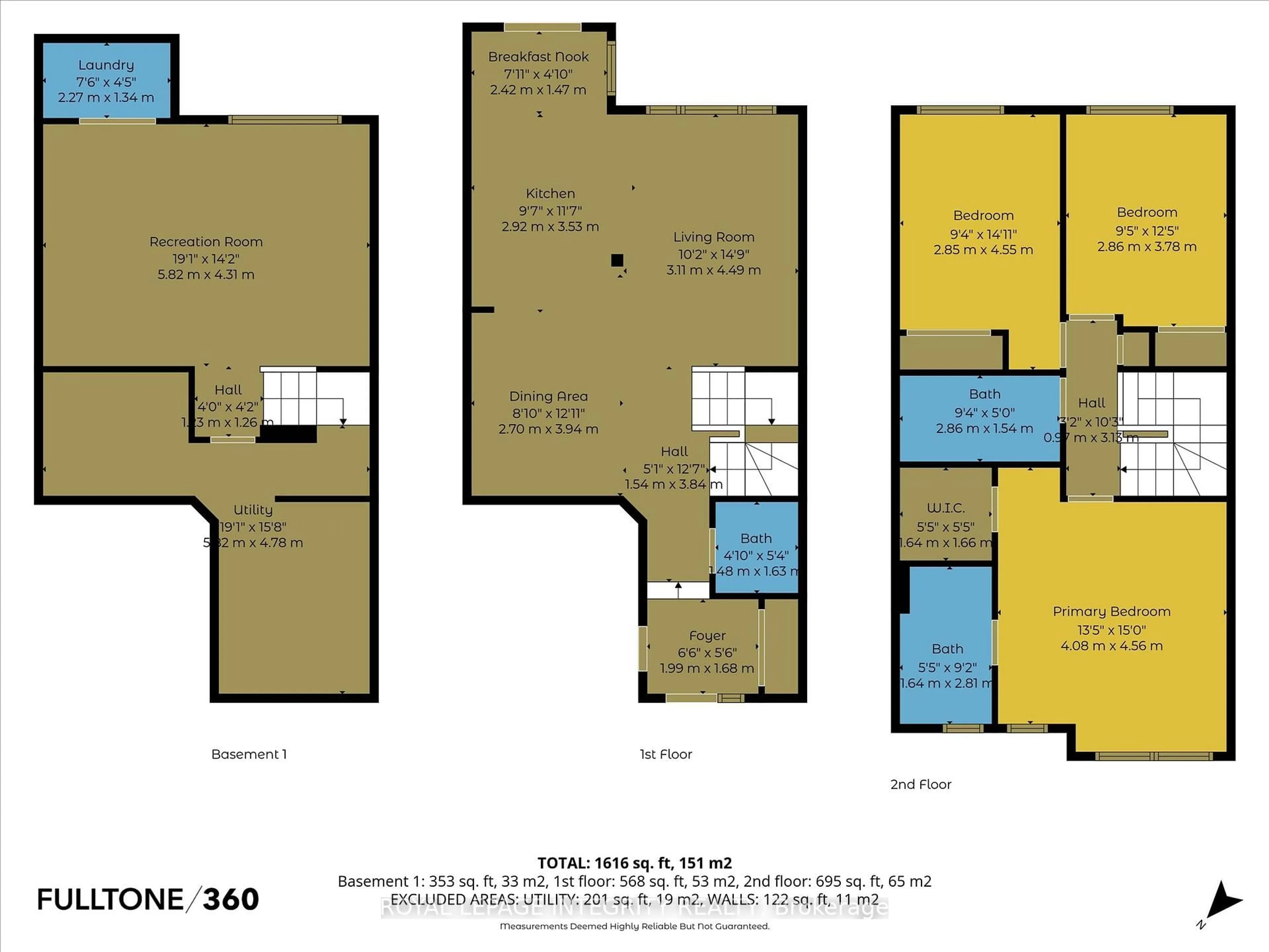 Floor plan for 329 Brigitta St, Ottawa Ontario K2S 0H9