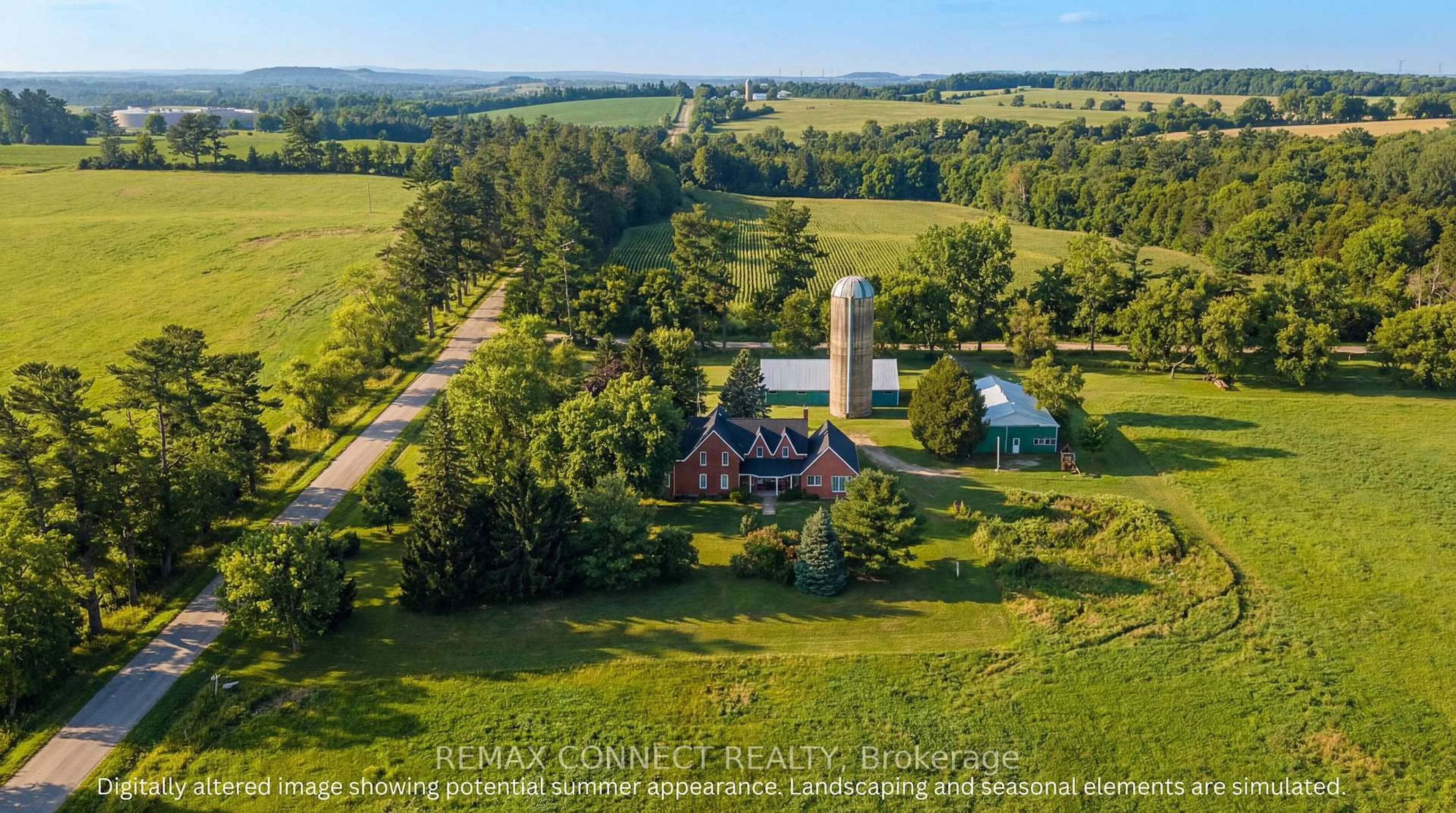 A pic from outside/outdoor area/front of a property/back of a property/a pic from drone, unknown for 7596 Vimy Ridge Rd, Hamilton Township Ontario L1A 3V6