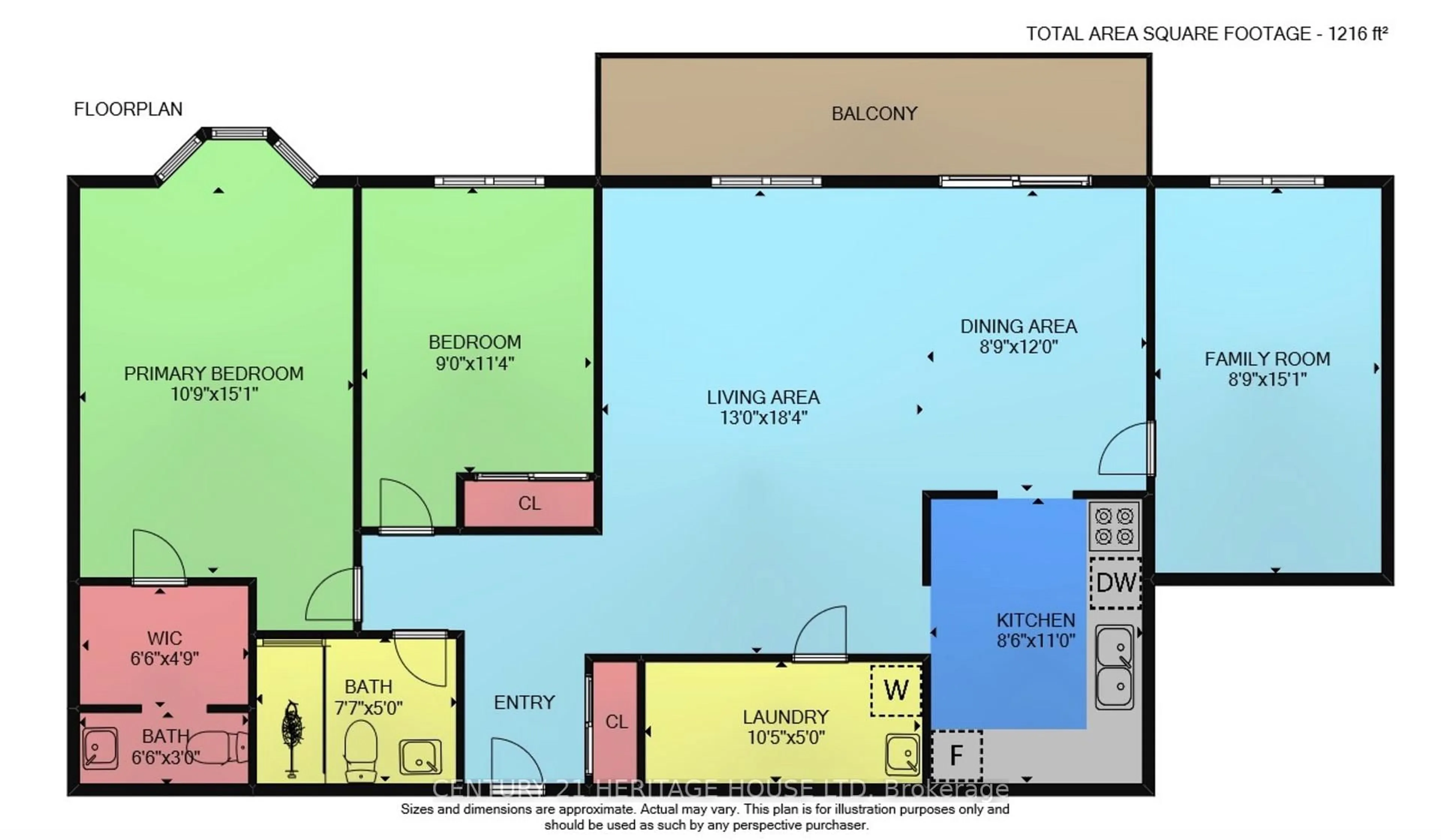 Floor plan for 88 Tollgate Rd #405, Brantford Ontario N3R 7R5