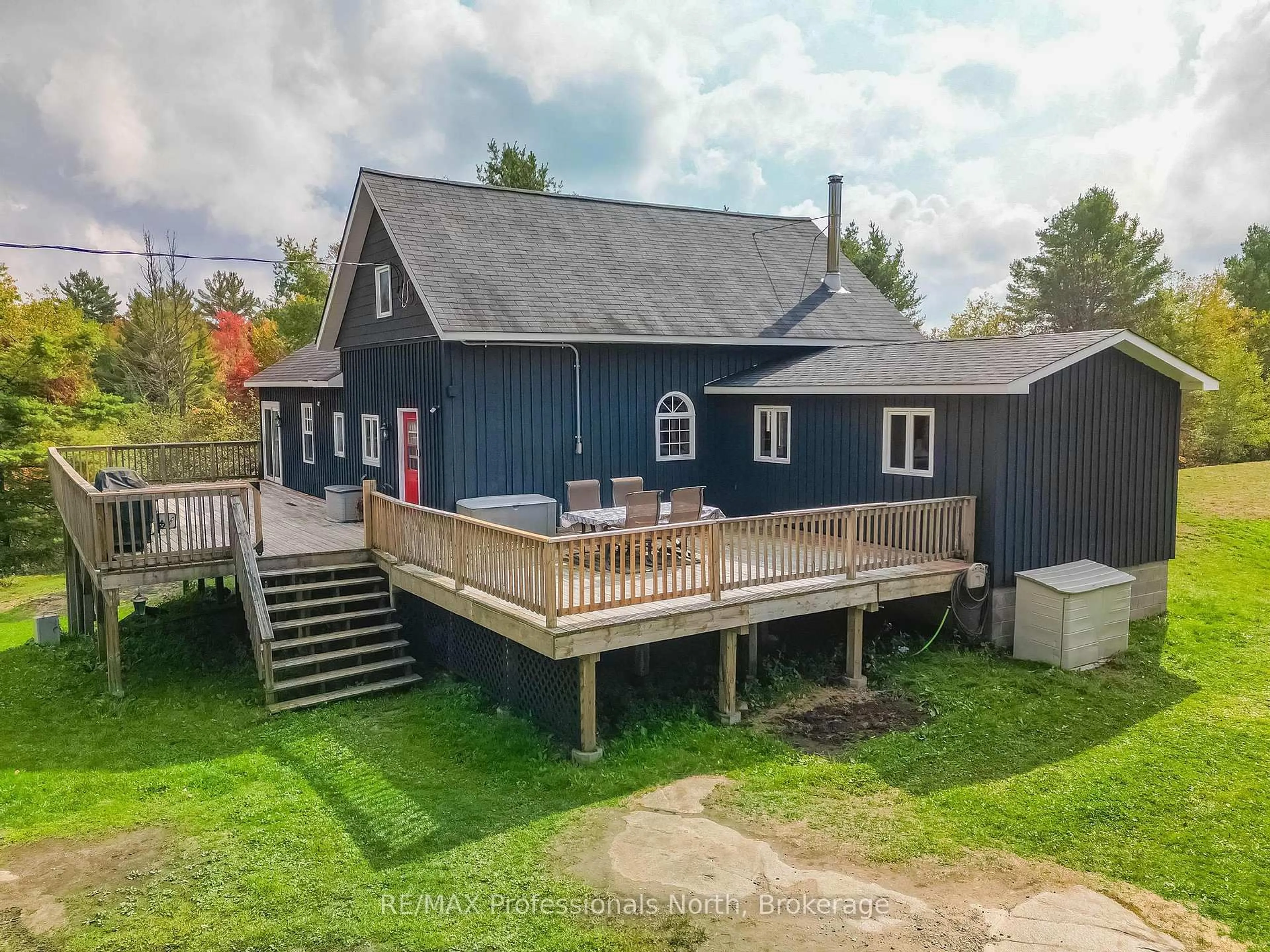 A pic from outside/outdoor area/front of a property/back of a property/a pic from drone, unknown for 1110 Sedgwick Rd, Minden Hills Ontario K0M 2K0