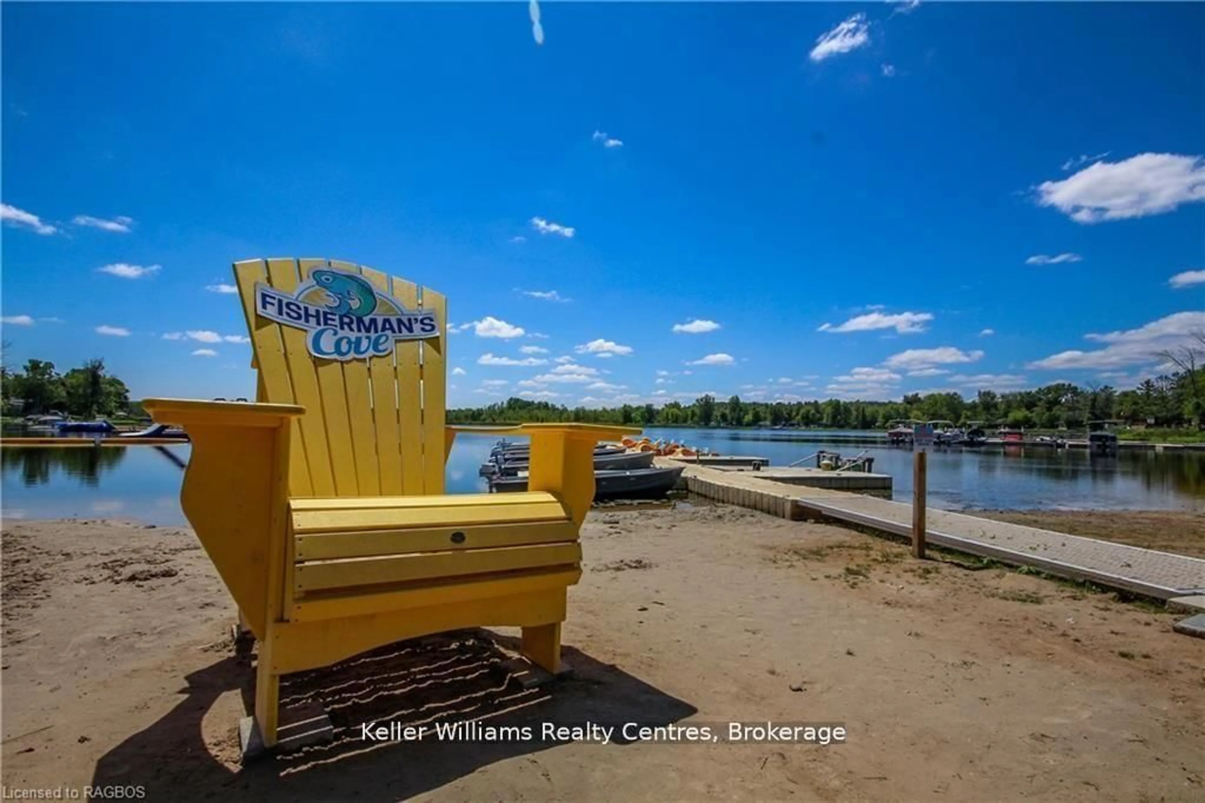Patio, water/lake/river/ocean view for 13 Southline Ave #157, Huron-Kinloss Ontario N2Z 2X5