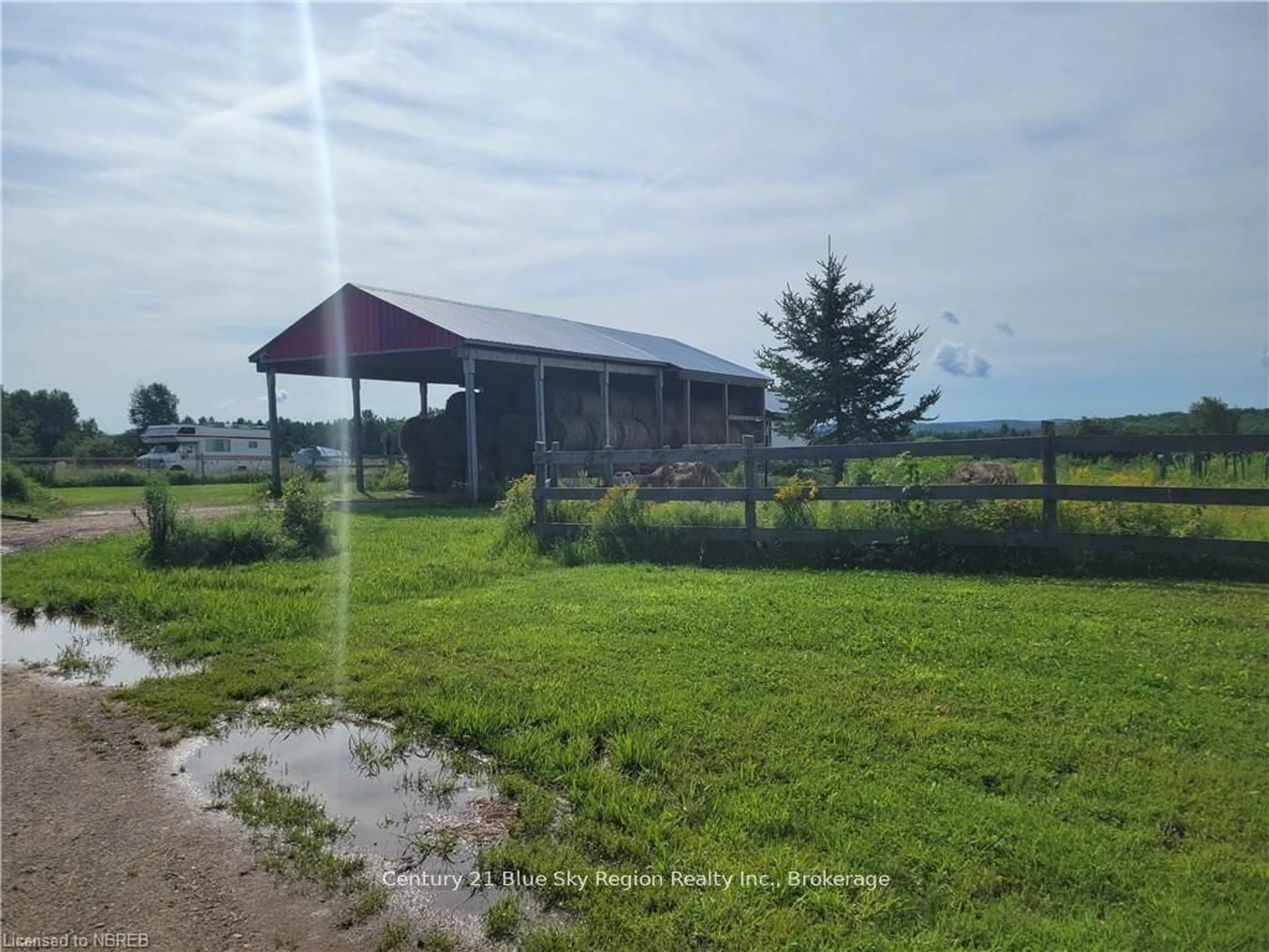 A pic from outside/outdoor area/front of a property/back of a property/a pic from drone, water/lake/river/ocean view for 564 Adams Rd, Calvin Ontario P0H 1V0