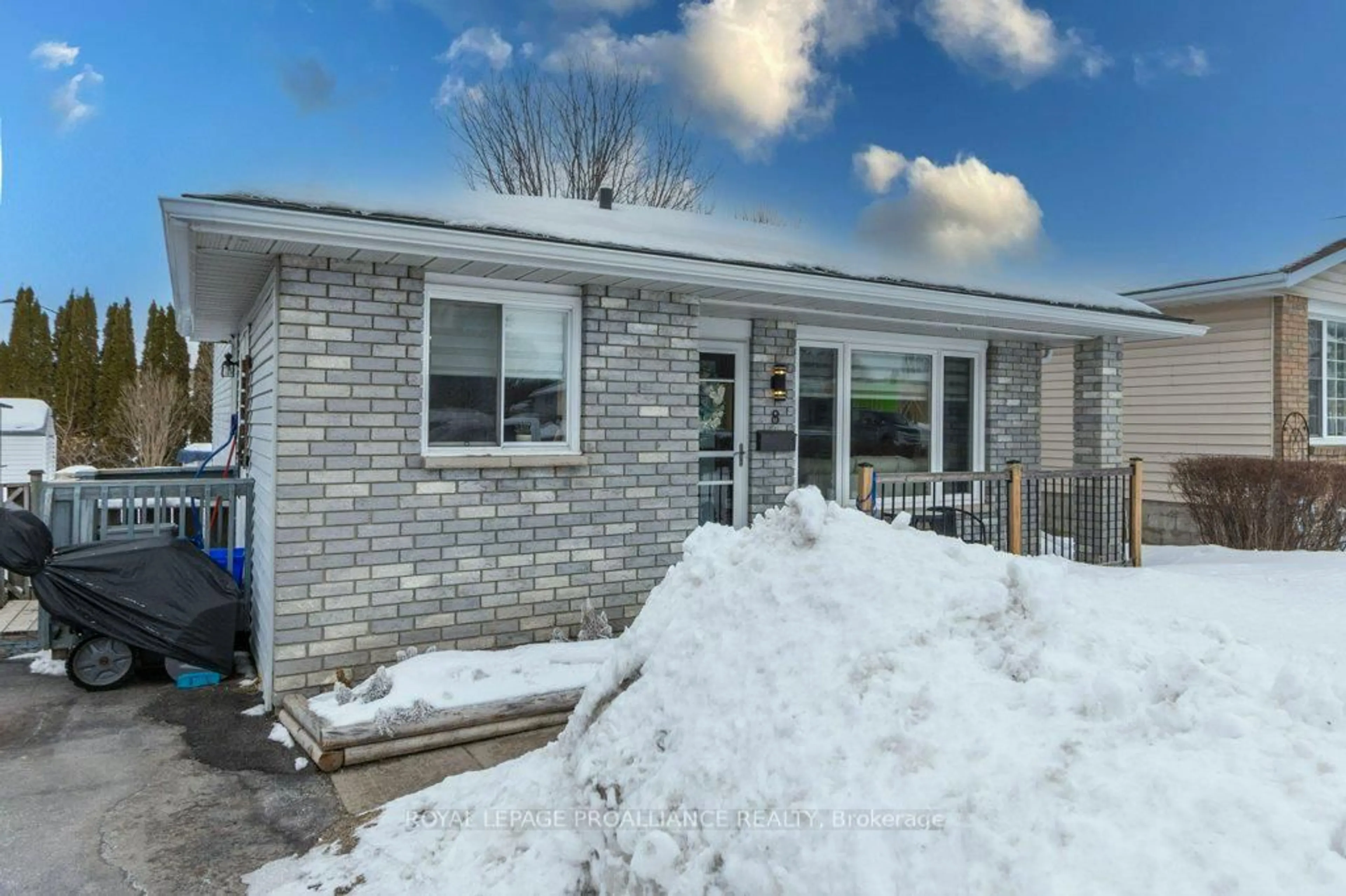 Home with brick exterior material, street for 8 Birch St, Quinte West Ontario K8V 6J1