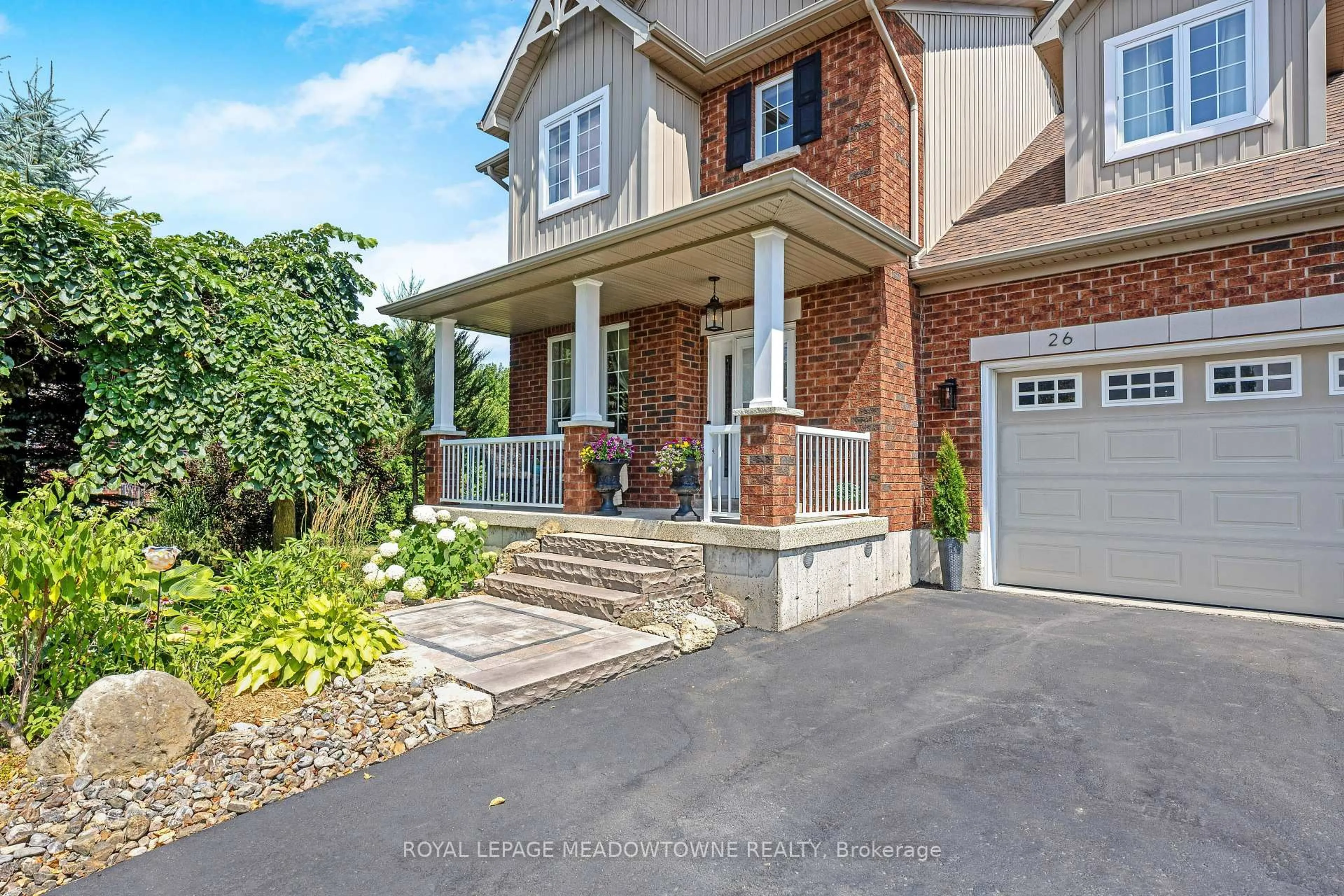 Home with brick exterior material, street for 26 Island Lake Rd, Mono Ontario L9W 5K3