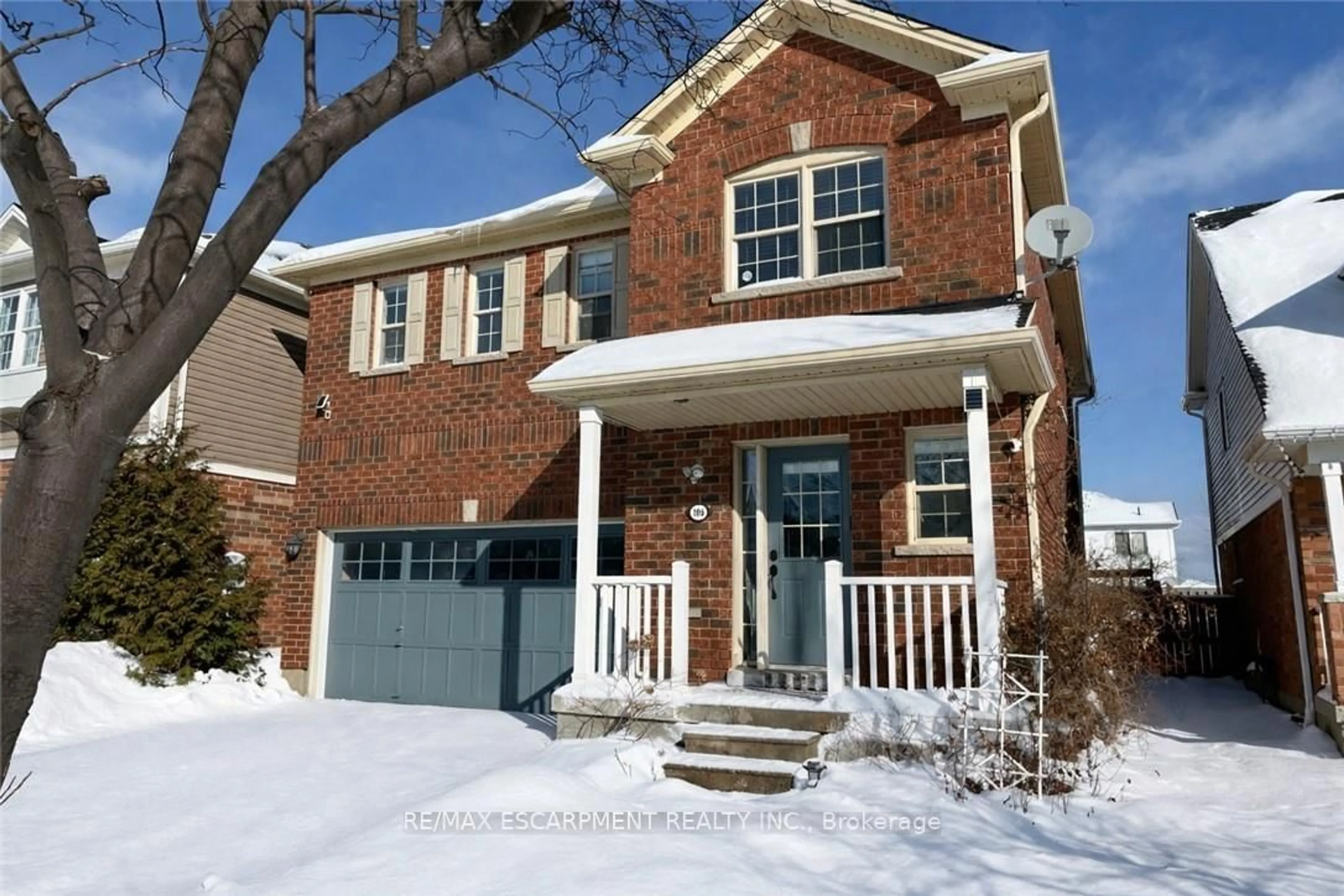 Home with brick exterior material, street for 106 Voyager Pass, Hamilton Ontario L0R 1C0