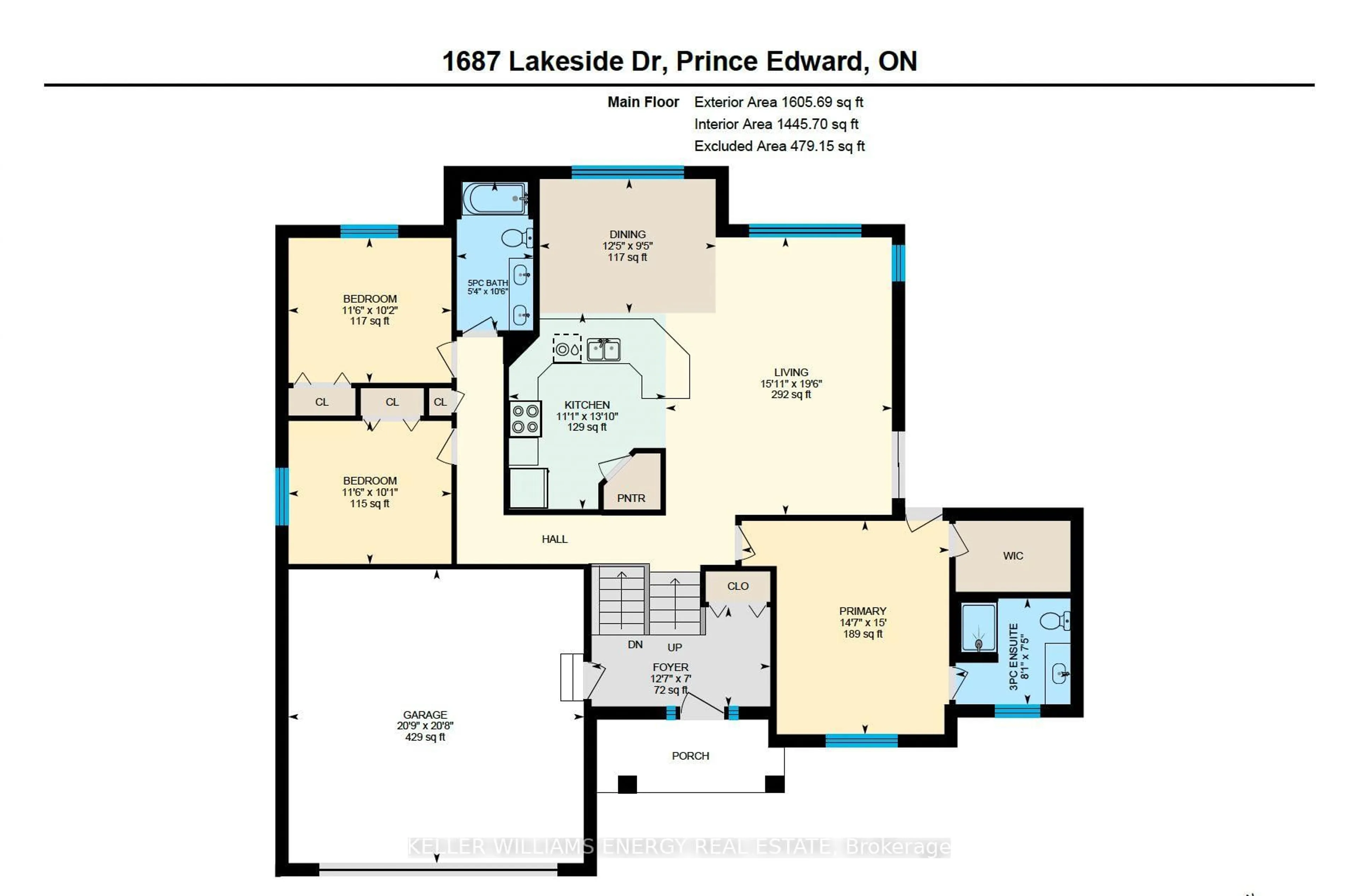 Floor plan for 1687 Lakeside Dr, Prince Edward County Ontario K0K 1T0