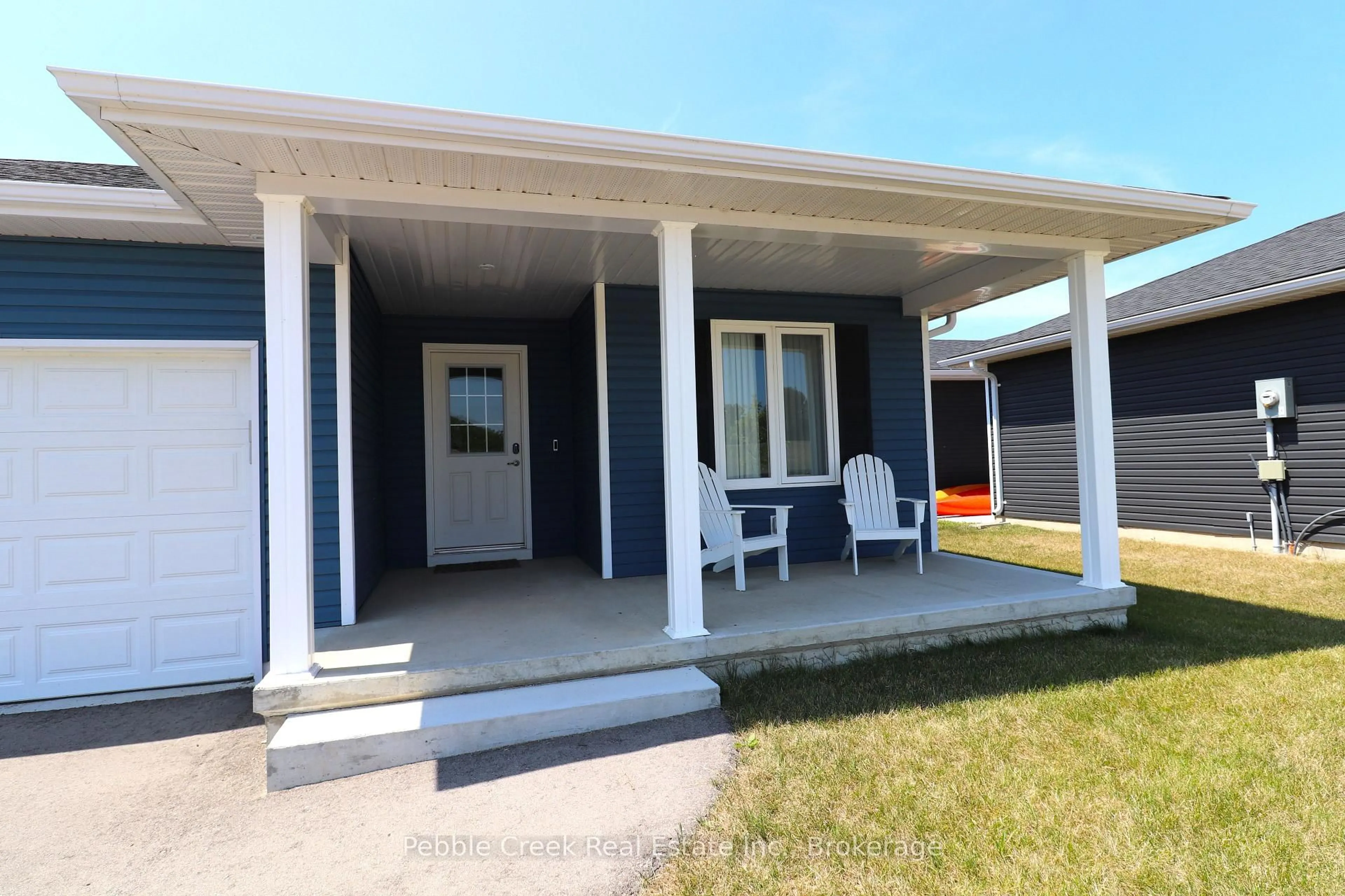 Home with vinyl exterior material, street for 9 Sweet Water Dr, Ashfield-Colborne-Wawanosh Ontario N7A 0C1