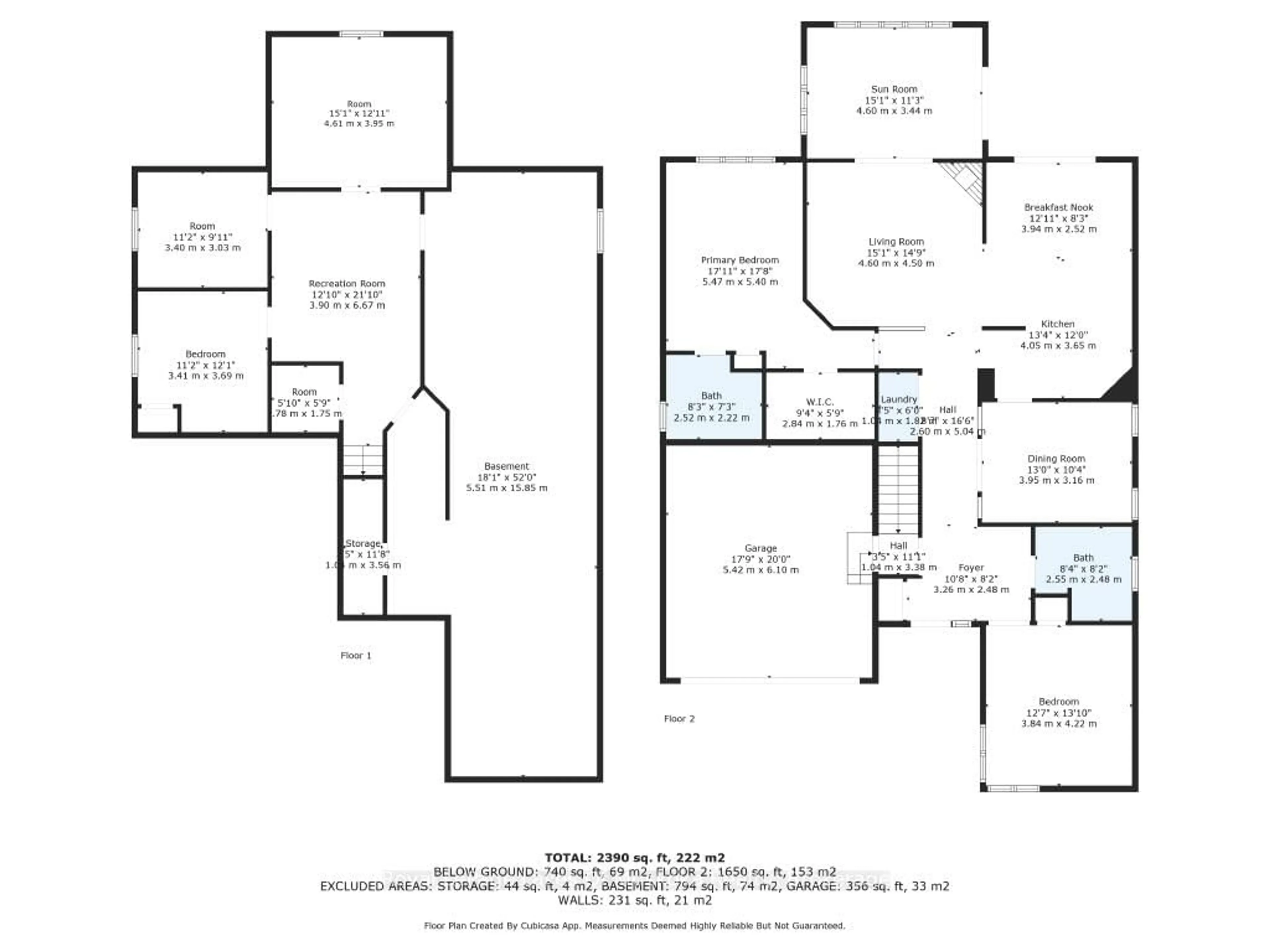 Floor plan for 25 Stonehedge Clse, Gravenhurst Ontario P1P 1Y7
