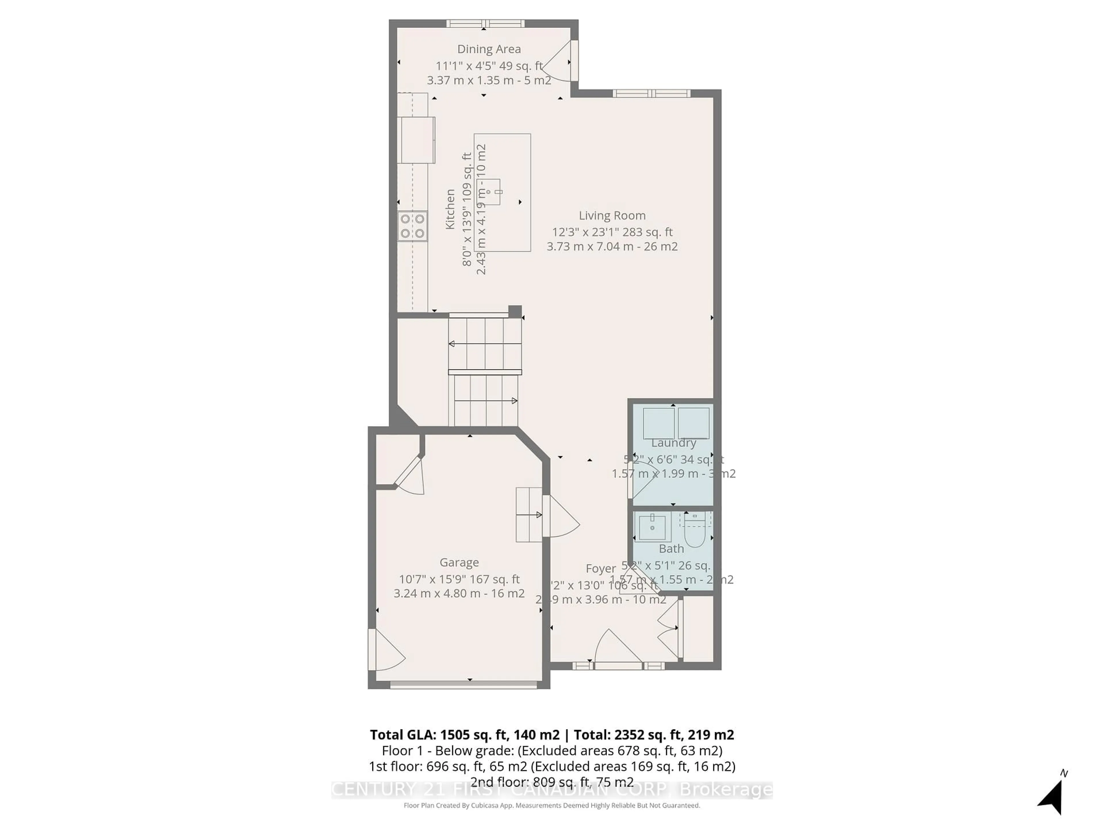 Floor plan for 1434 Blackwell Blvd #6, London North Ontario N5X 0E6