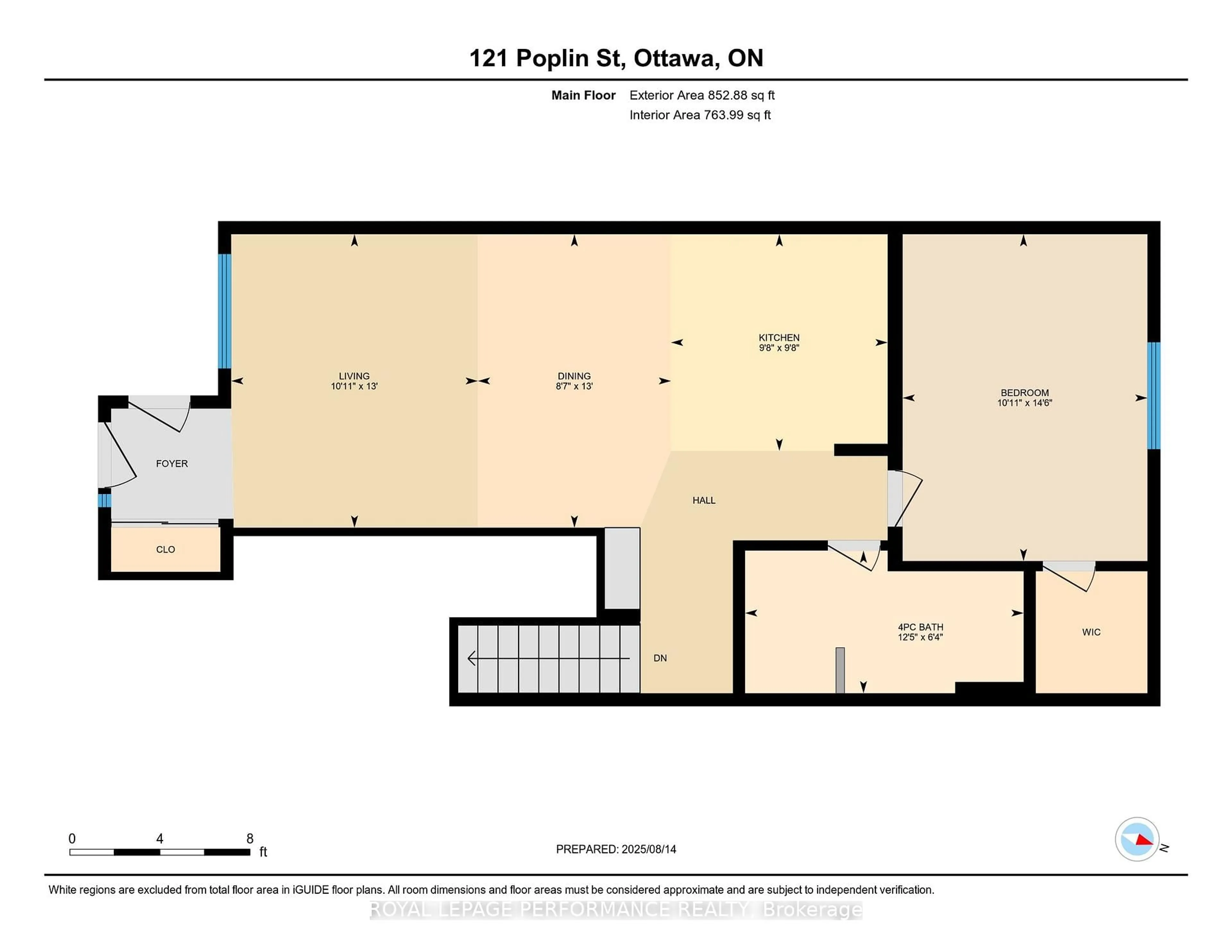 Floor plan for 121 Poplin St #53, Ottawa Ontario K4M 0G7