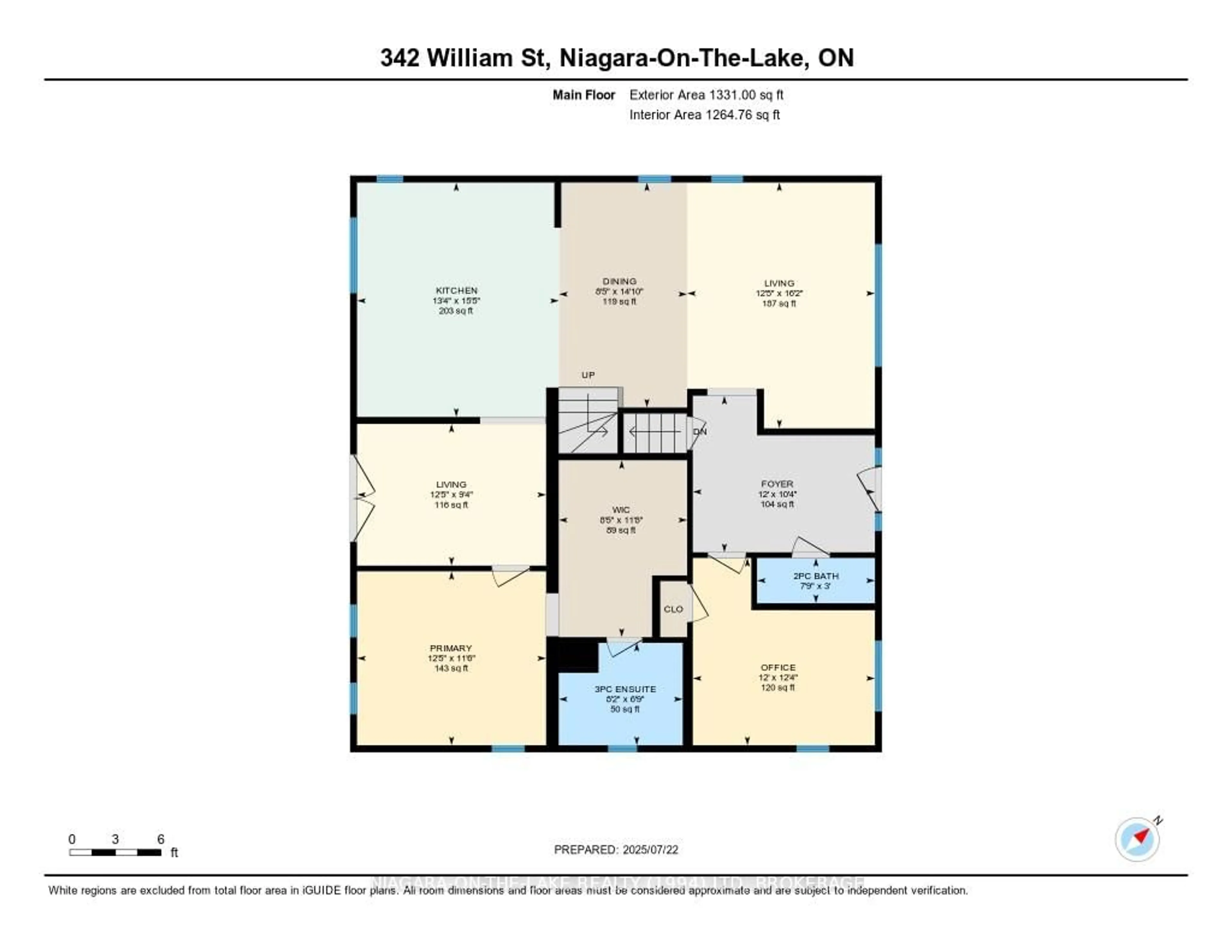 Floor plan for 342 William St, Niagara-on-the-Lake Ontario L0S 1J0