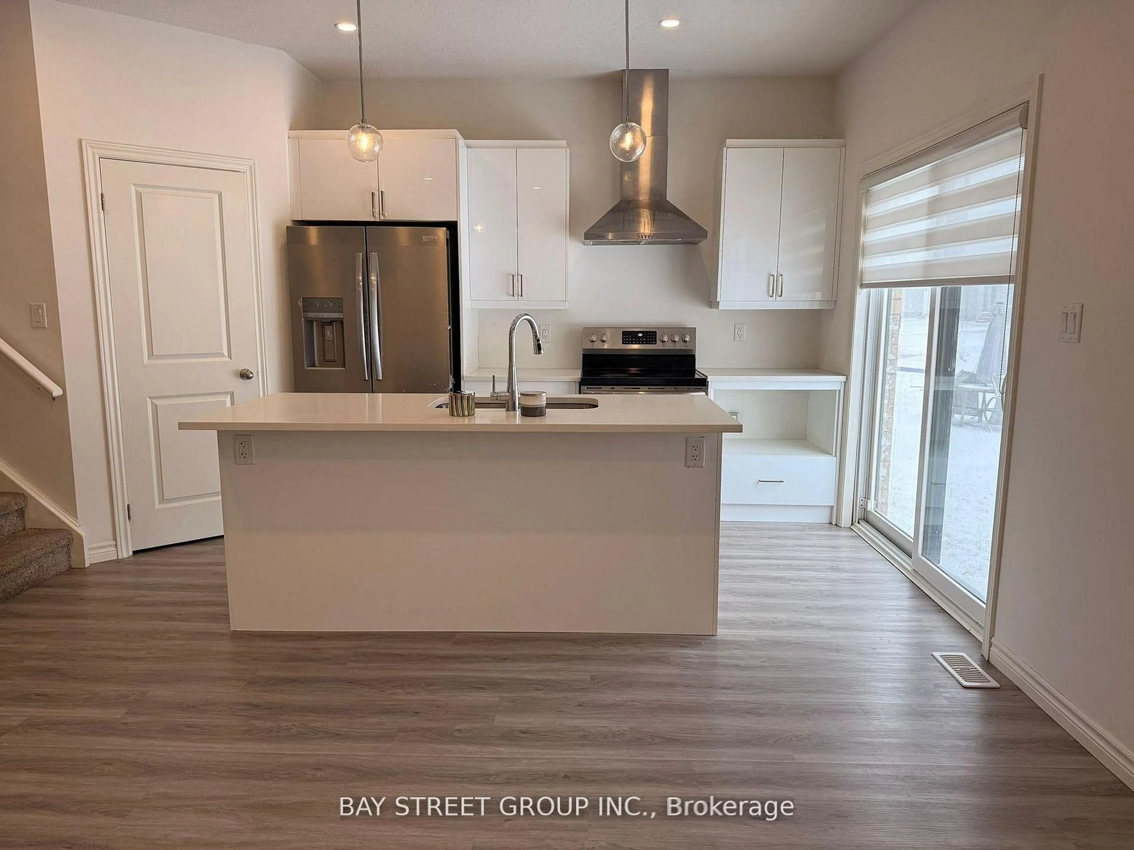 Open concept kitchen, ceramic/tile floor for 126 Byers St, London South Ontario N6L 0G5