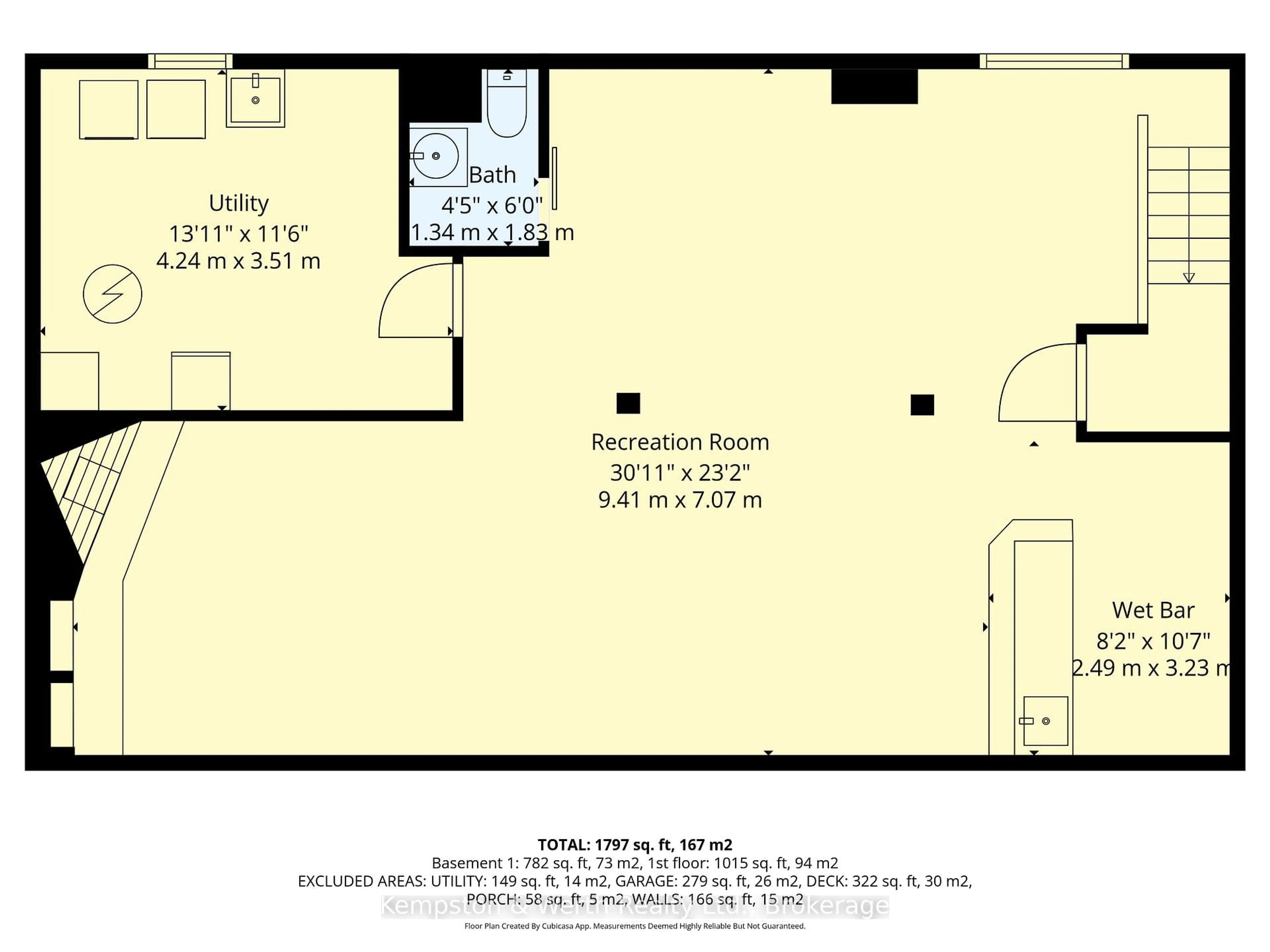 Floor plan for 727 Palace St, North Perth Ontario N4W 2R8