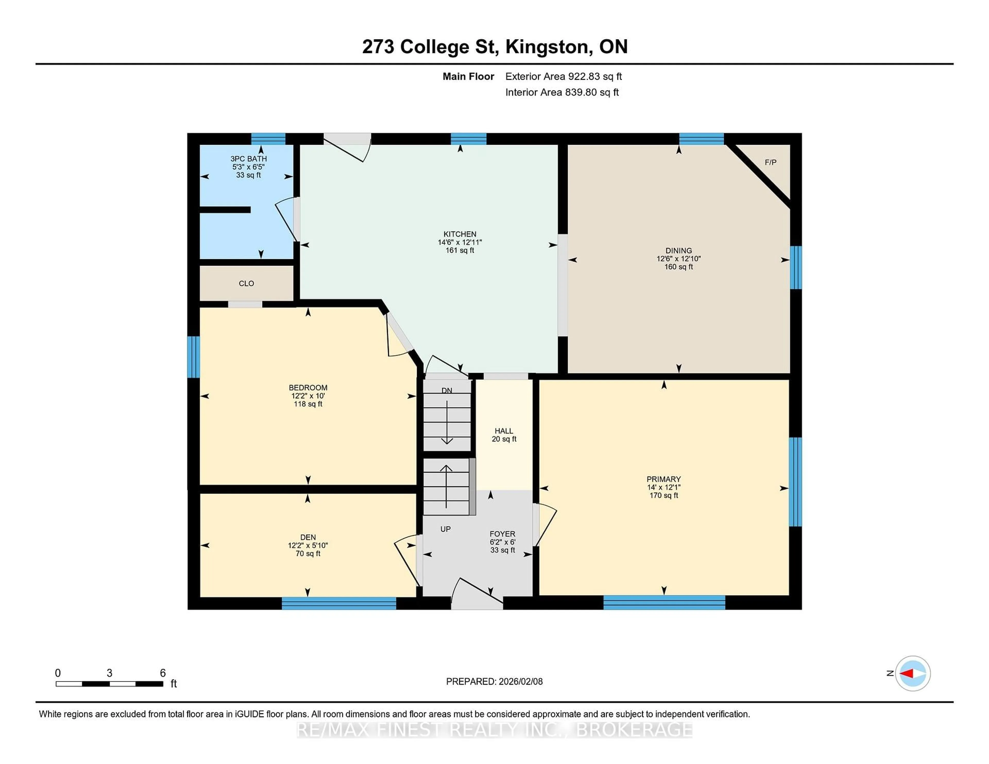 Floor plan for 273 College St, Kingston Ontario K7L 4M1