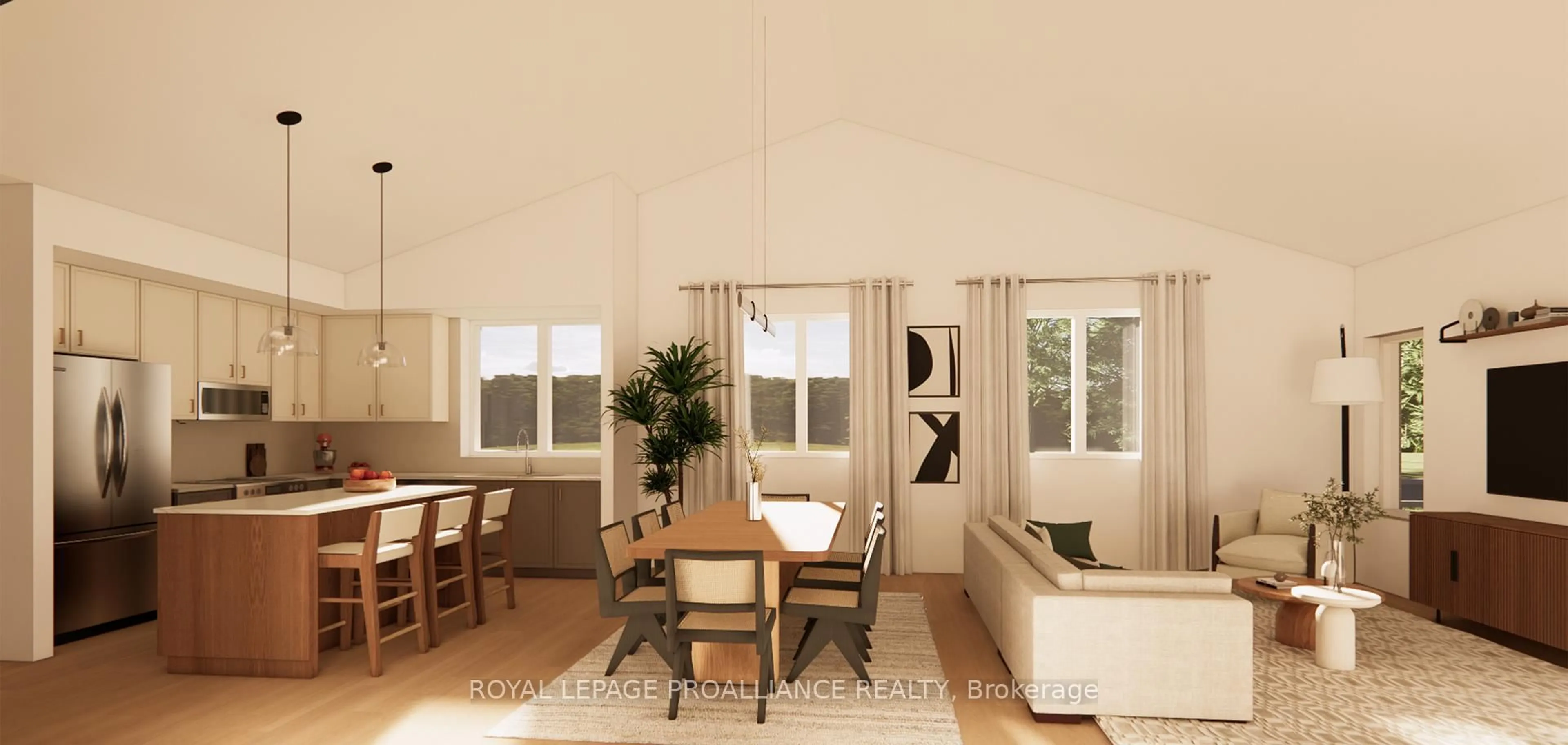 Living room with furniture, wood/laminate floor for 117 Royal Gala Dr, Brighton Ontario K0K 1H0