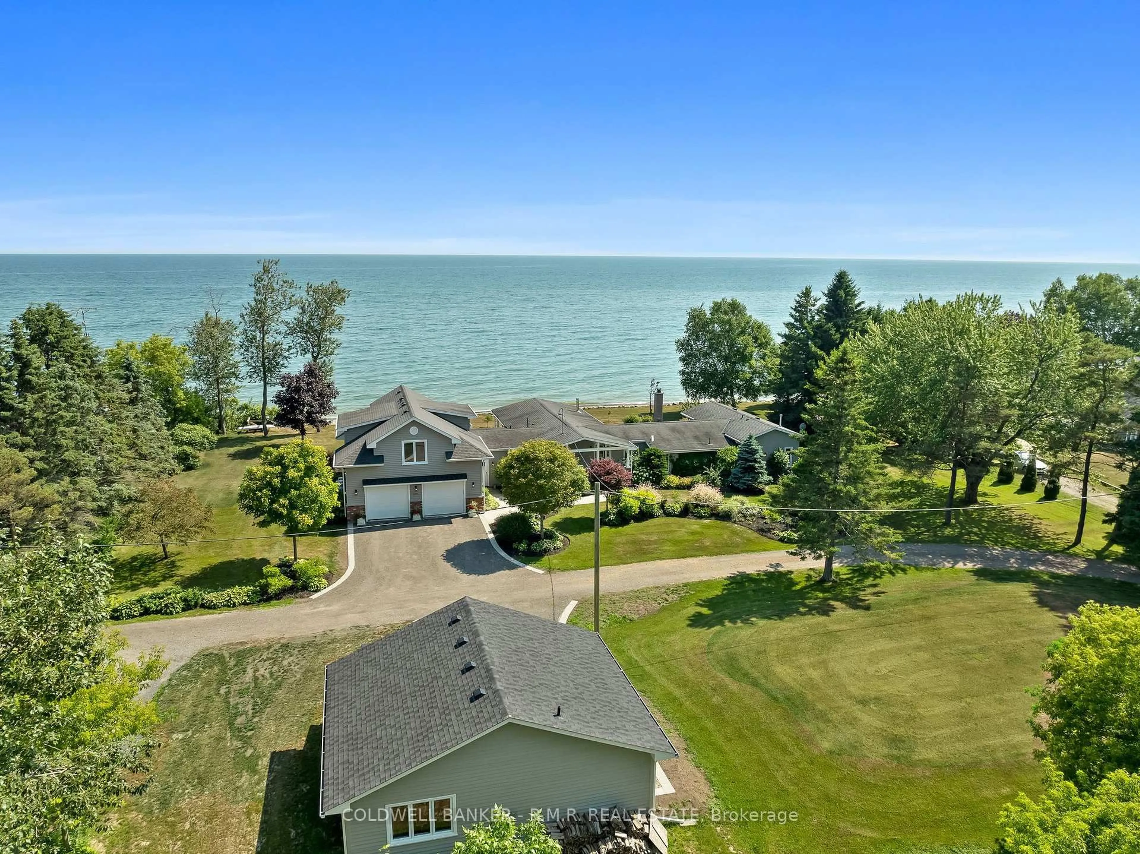 A pic from outside/outdoor area/front of a property/back of a property/a pic from drone, water/lake/river/ocean view for 1044C Port Britain Rd, Port Hope Ontario L1A 3V7