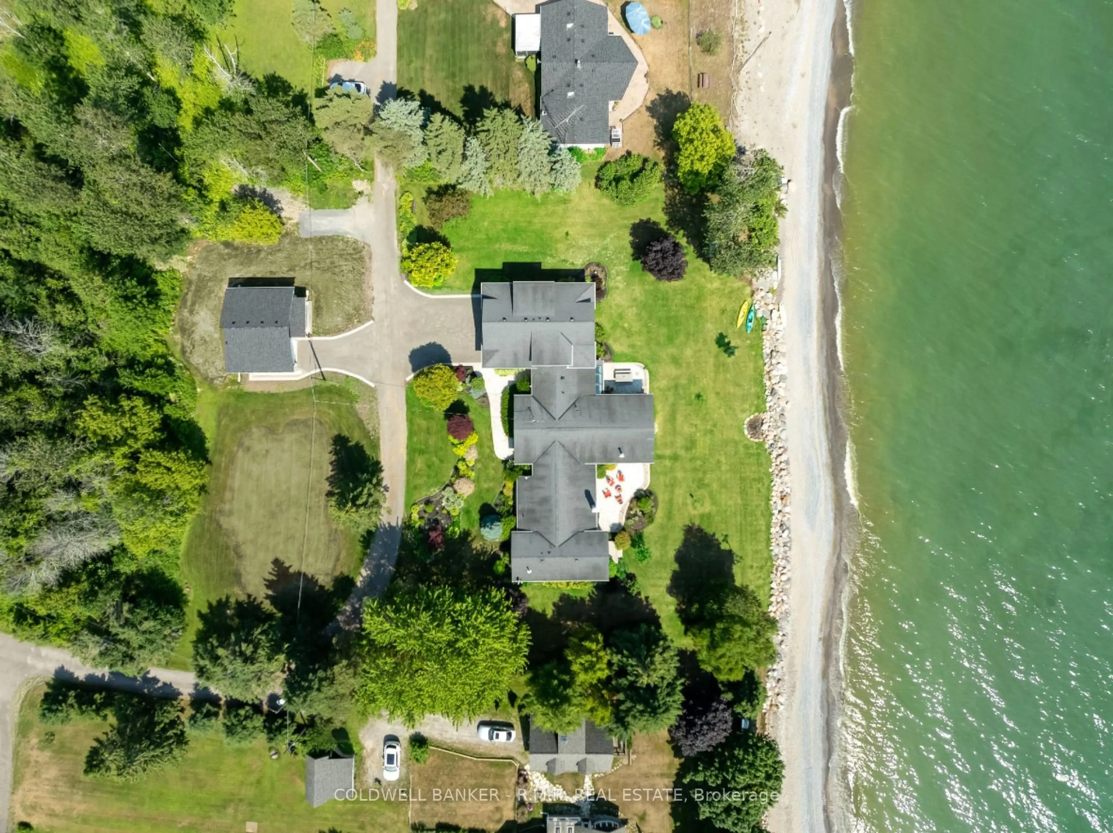 A pic from outside/outdoor area/front of a property/back of a property/a pic from drone, water/lake/river/ocean view for 1044C Port Britain Rd, Port Hope Ontario L1A 3V7