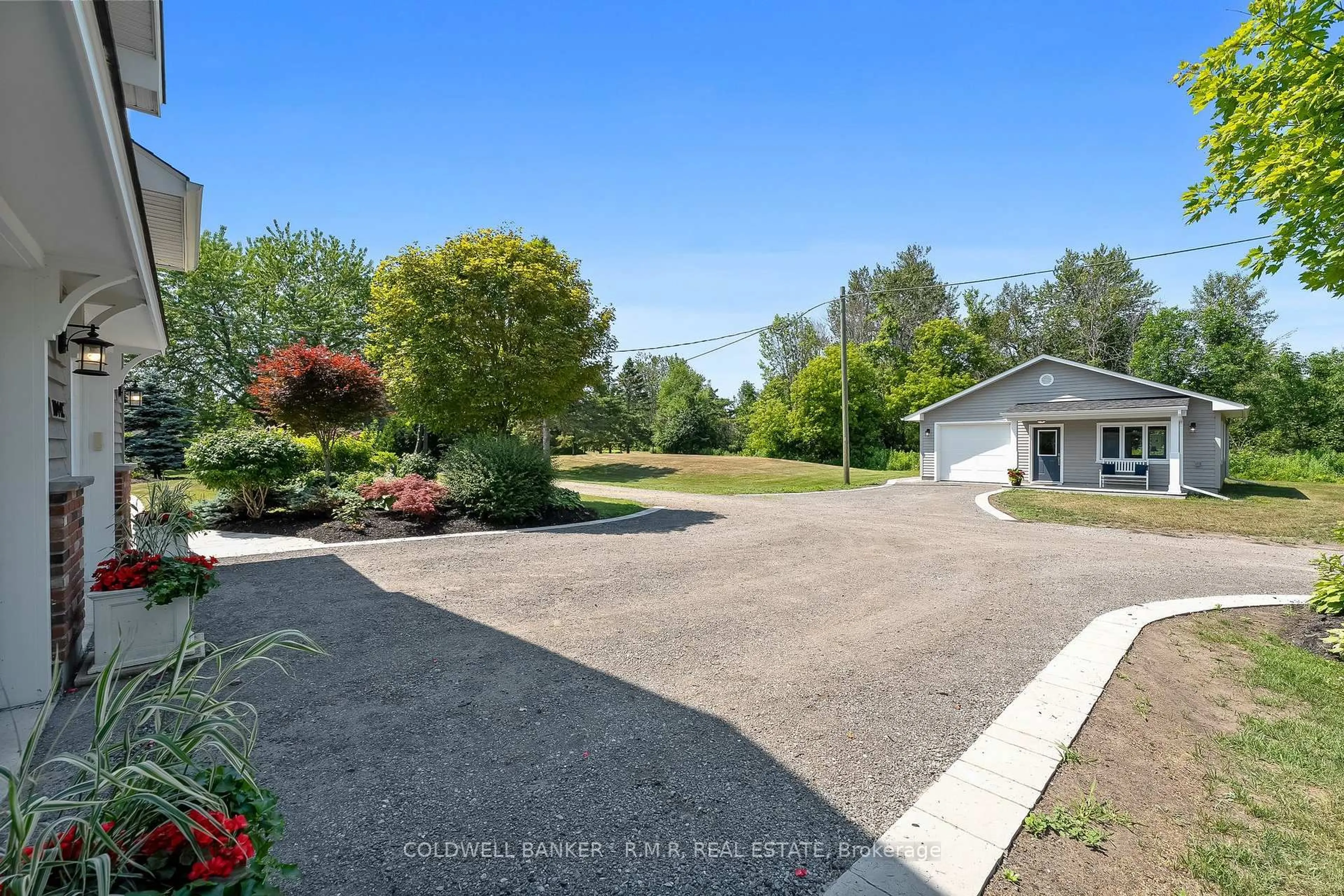 A pic from outside/outdoor area/front of a property/back of a property/a pic from drone, water/lake/river/ocean view for 1044C Port Britain Rd, Port Hope Ontario L1A 3V7