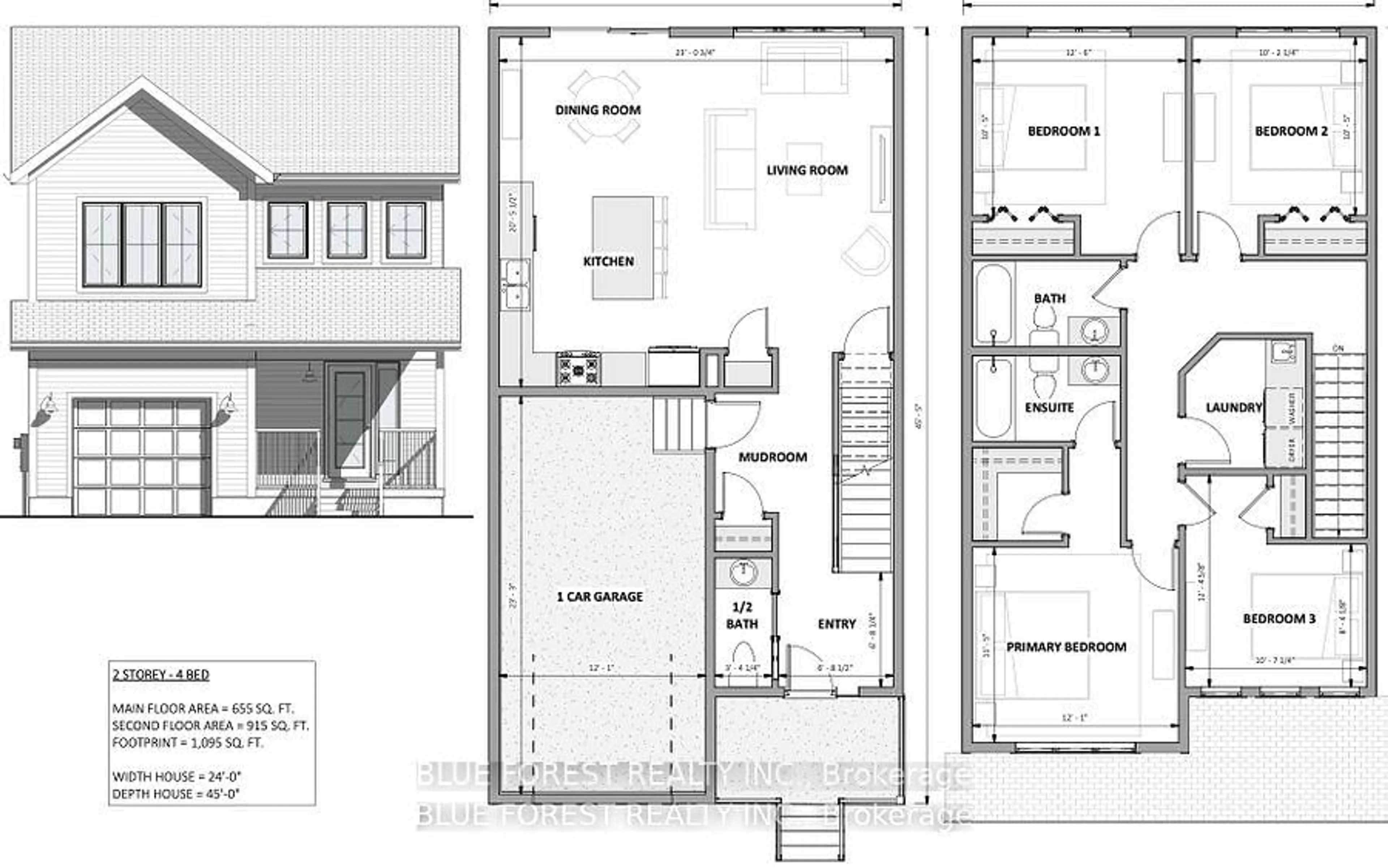 Floor plan for LOT 12 QUEENS Line, West Elgin Ontario N0L 2C0