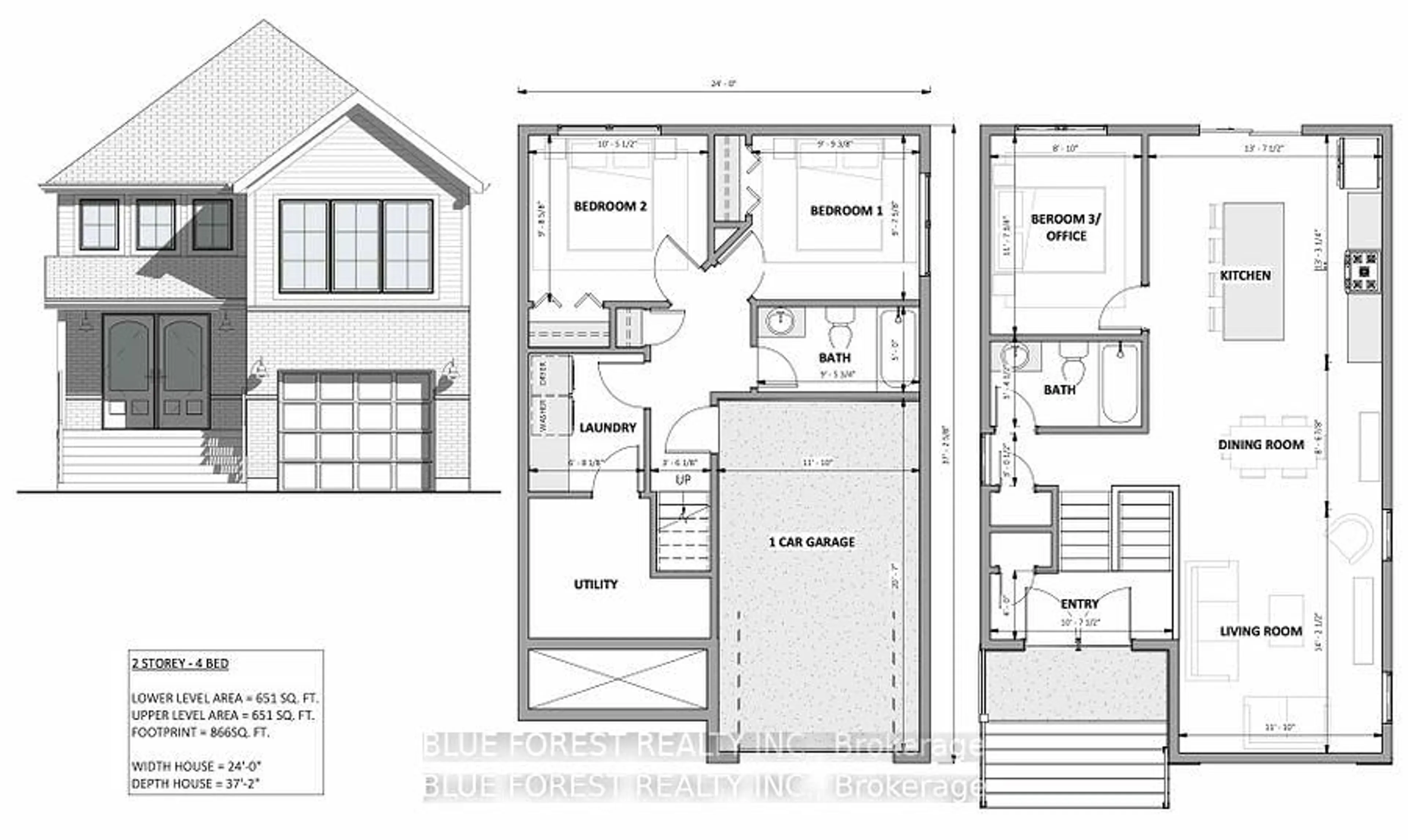 Floor plan for LOT 16 QUEENS Line, West Elgin Ontario N0L 2C0