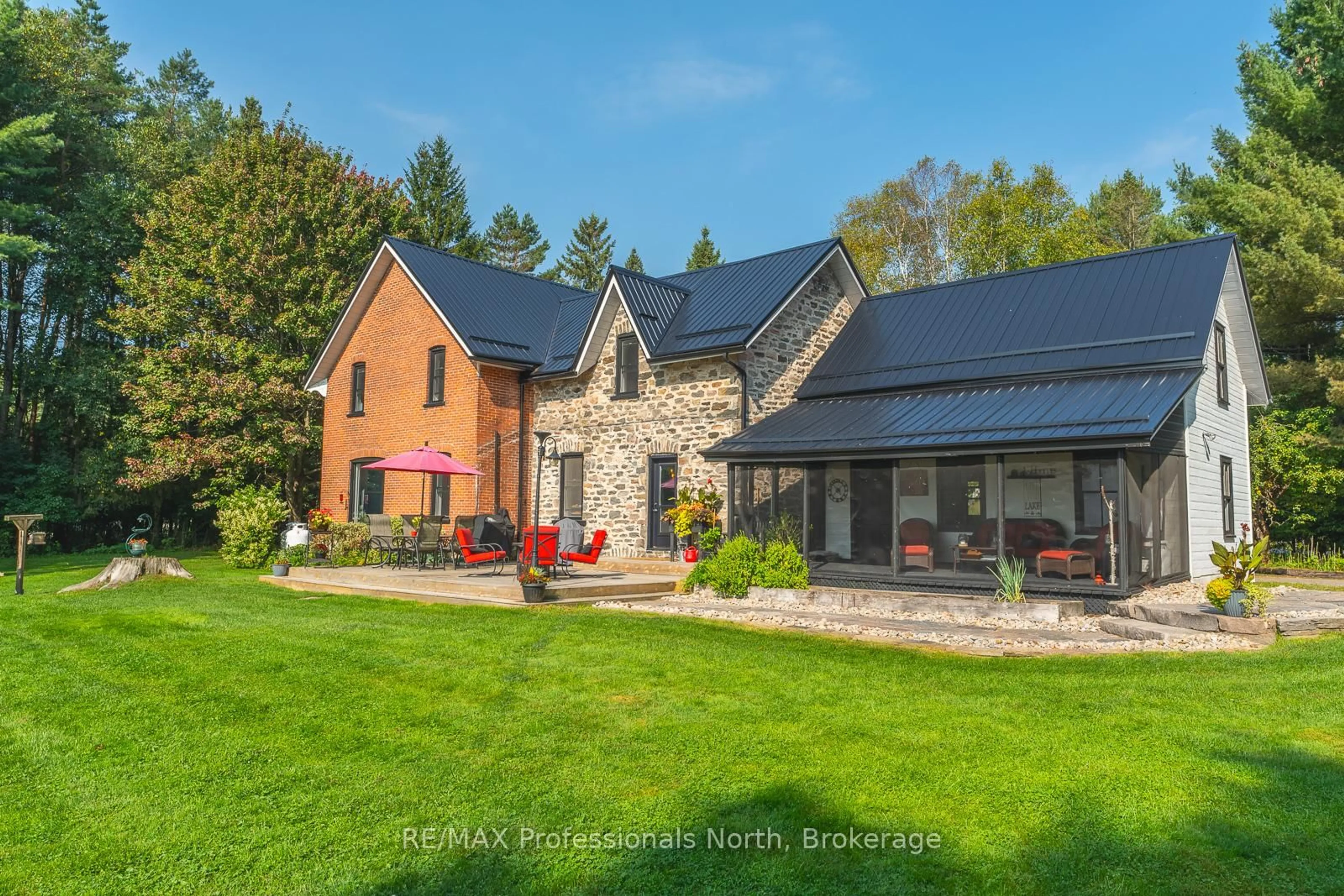 A pic from outside/outdoor area/front of a property/back of a property/a pic from drone, unknown for 4718 County Rd 21 Rd, Dysart et al Ontario K0M 1S0