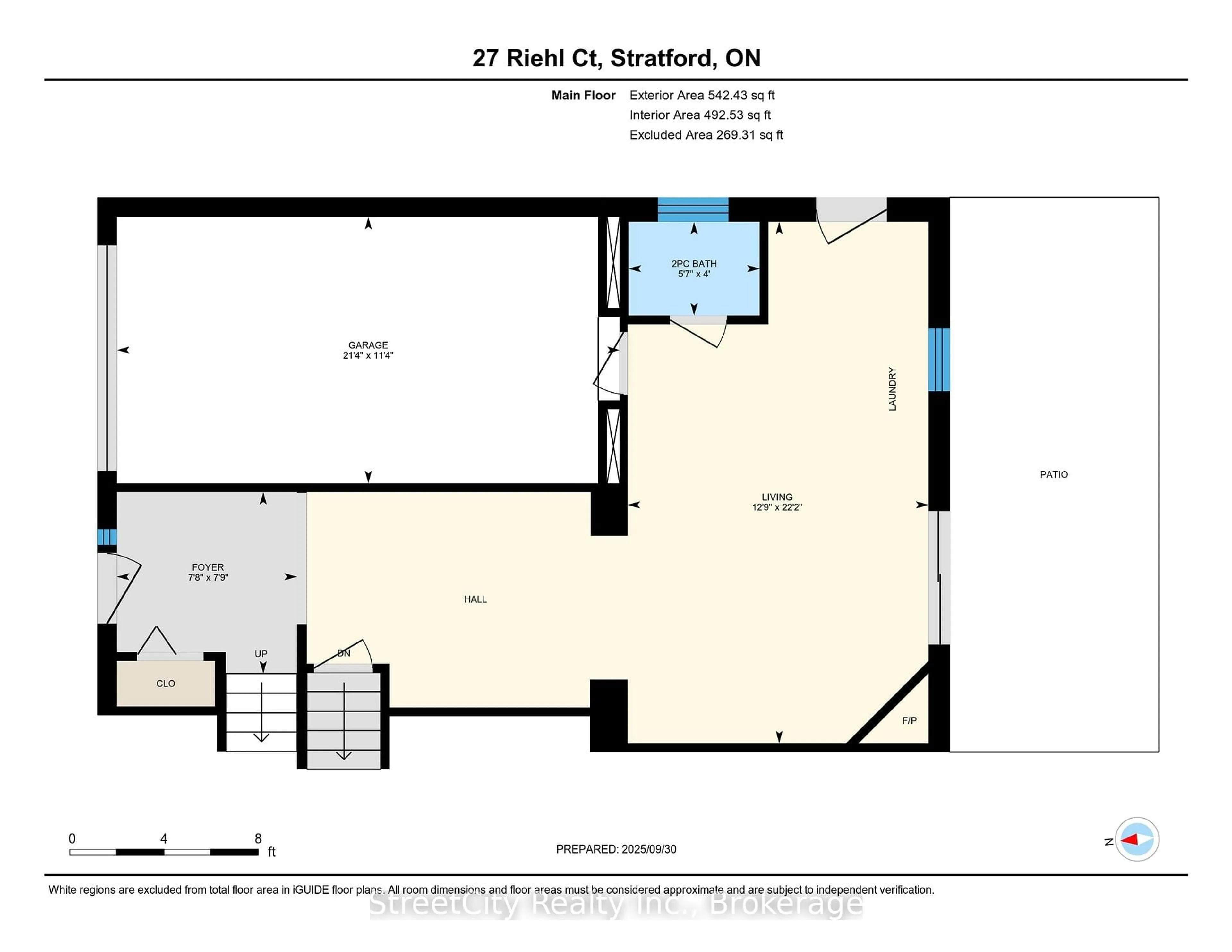 Floor plan for 27 Riehl Crt, Stratford Ontario N5A 5K5
