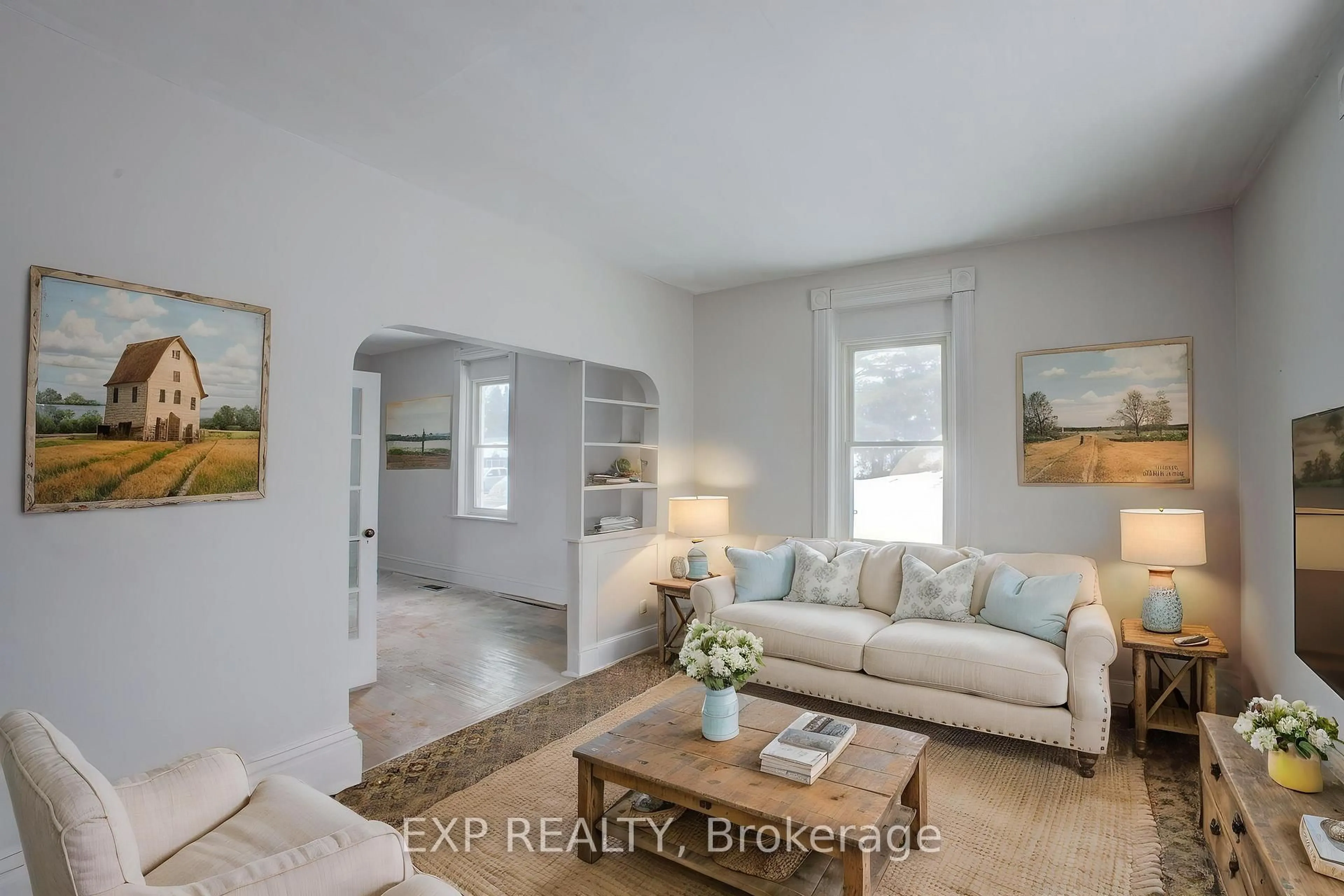 Living room with furniture, unknown for 7 Gordon St, South Bruce Ontario N0G 2S0