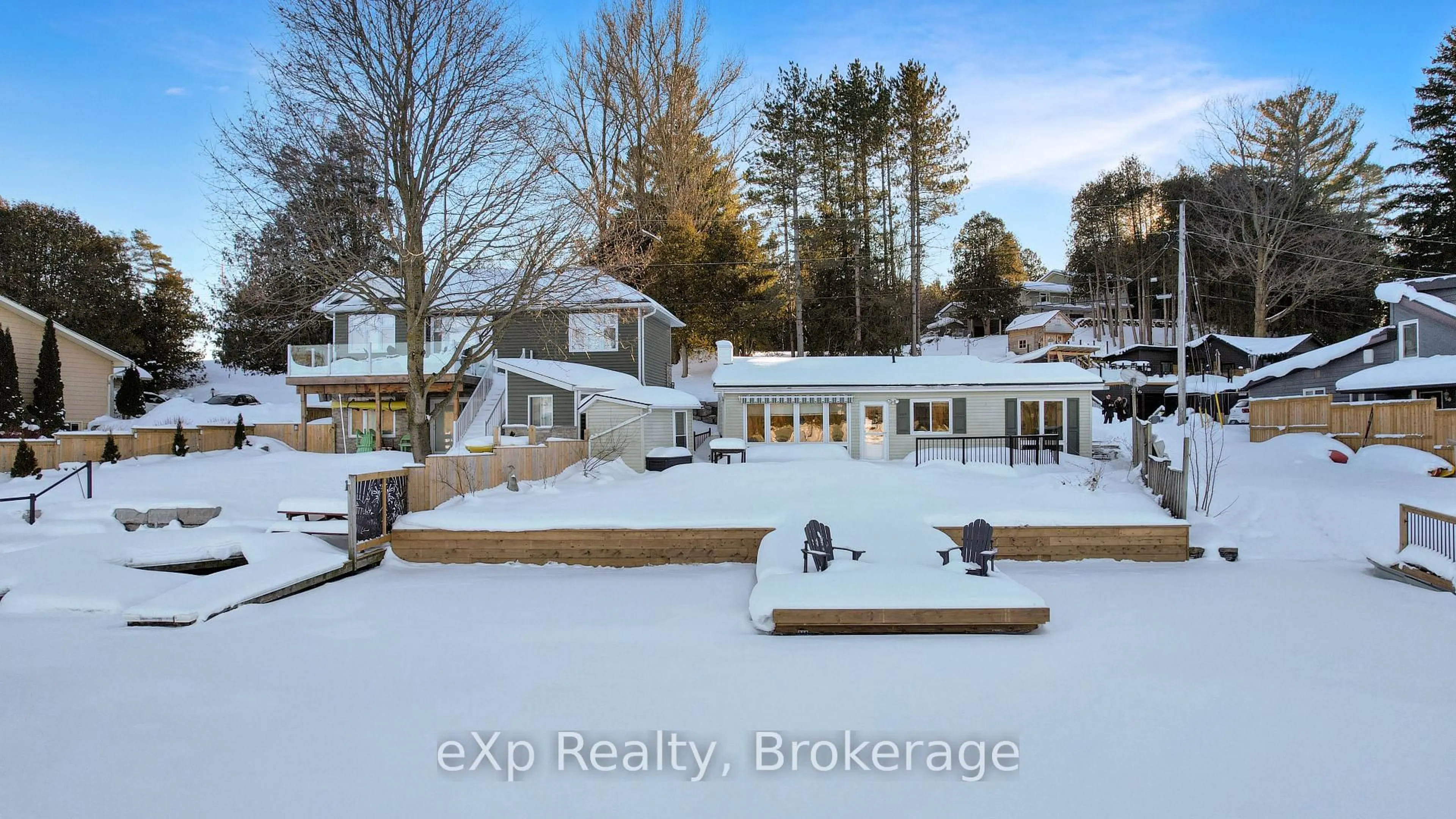 A pic from outside/outdoor area/front of a property/back of a property/a pic from drone, unknown for 209 Lake Rosalind Road 2, Brockton Ontario N4N 3B9